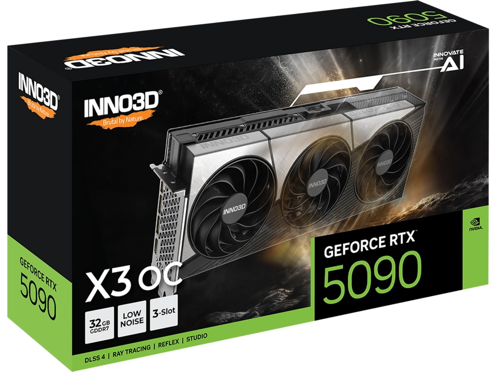 INNO3D GeForce RTX 5090 X3 OC Skjermkort