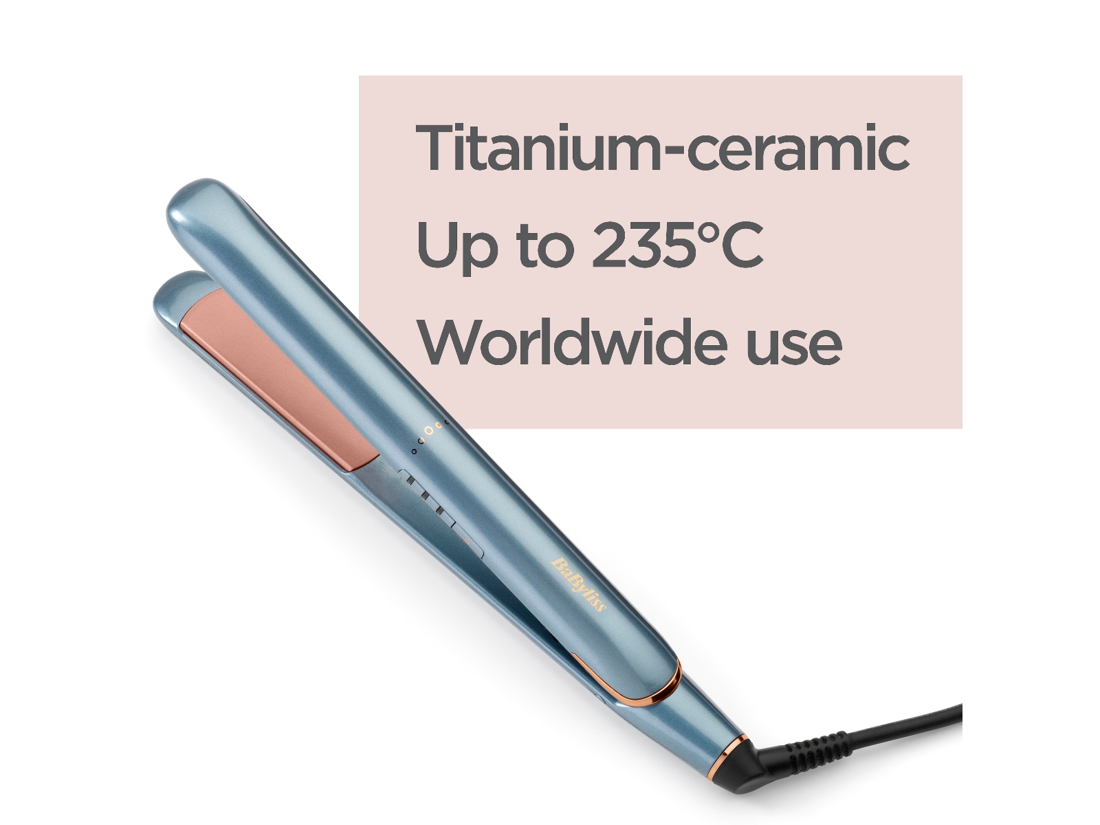 BaByliss Denim Luxe Rettetang + Hårføner Hårpleie & styling