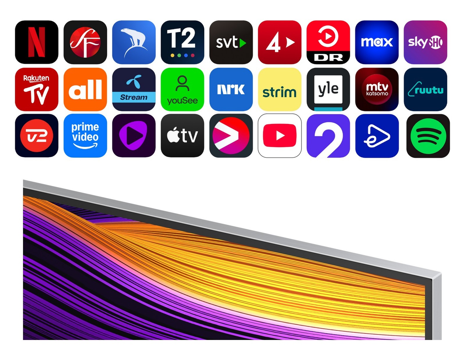 LG 55" G5 OLED smart-TV AI 4K (2025) + lydplanke 50 - 59 tommer TV