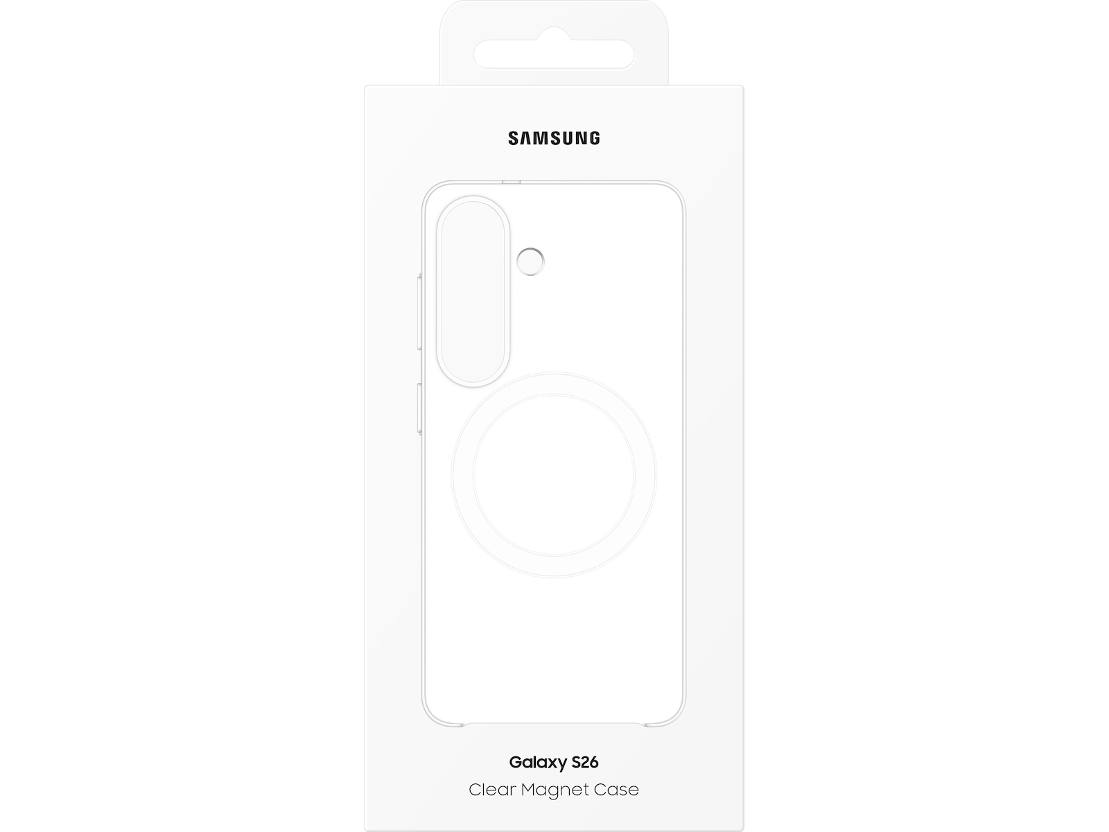 Samsung Galaxy S26 Clear Magnet Case (gjennomsiktig) Mobildeksel
