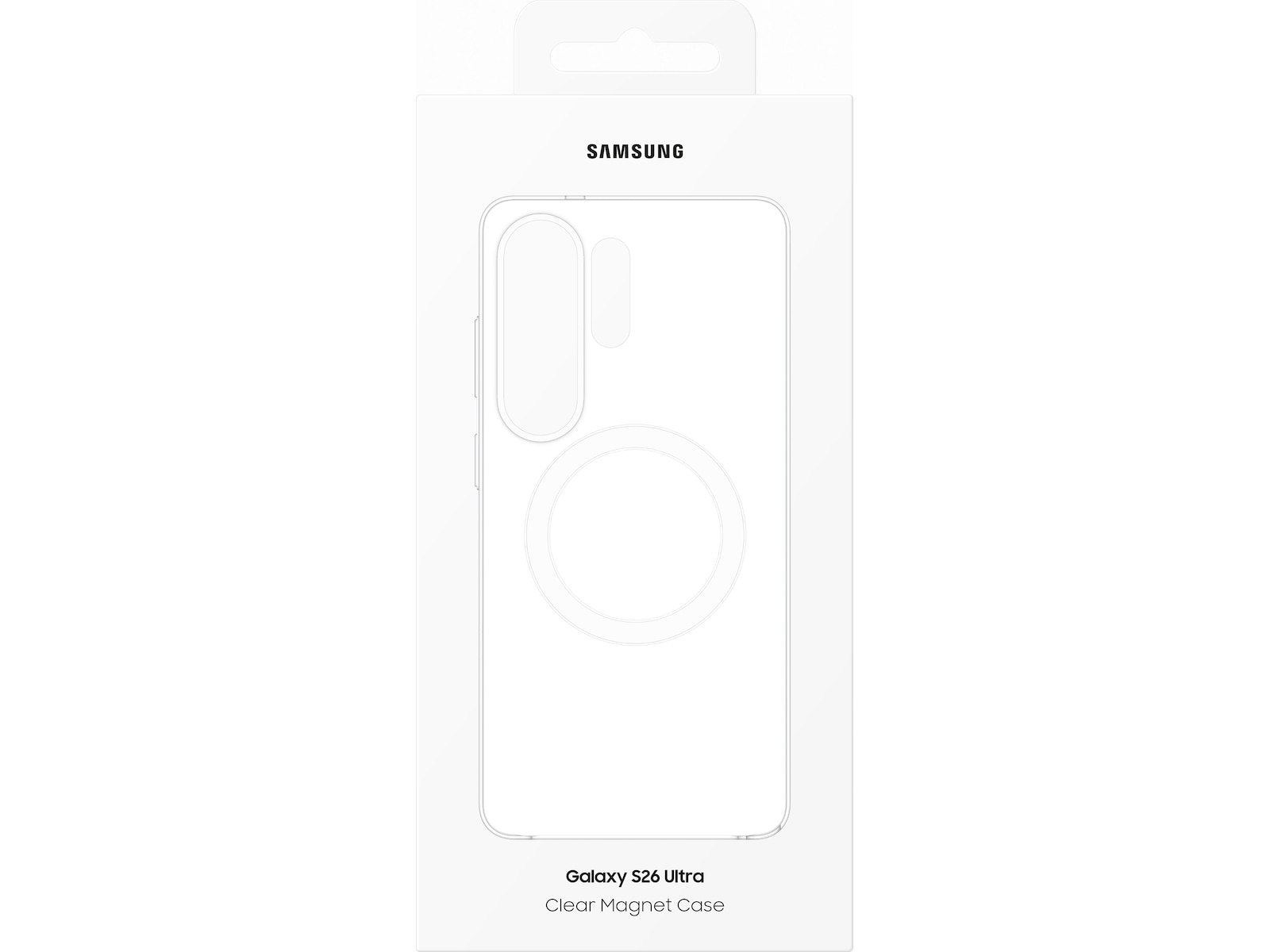 Samsung Galaxy S26 Ultra Clear Magnet Case (gjennomsiktig) Mobildeksel