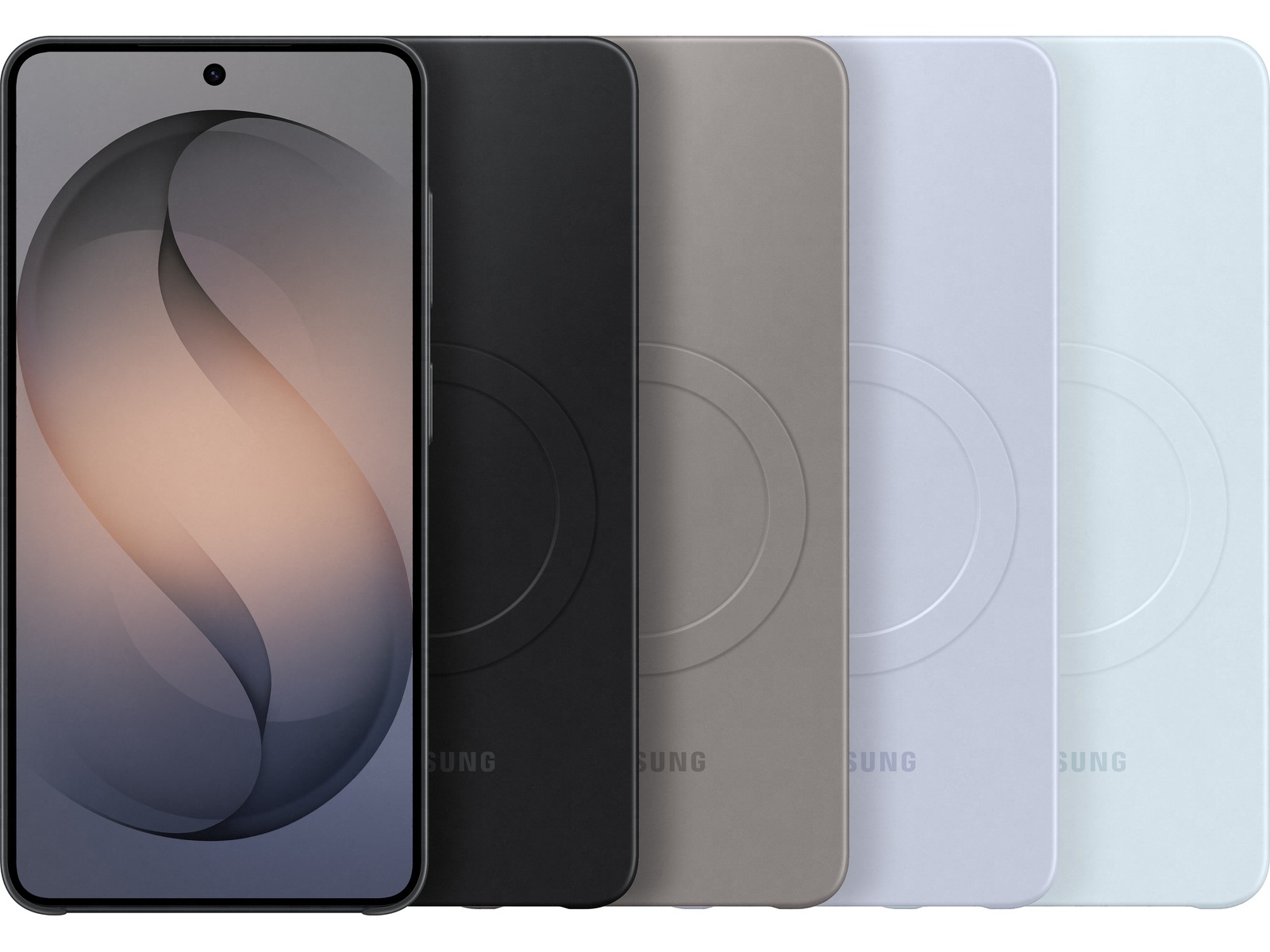Samsung Galaxy S26 Slim Magnet Case (grå) Mobildeksel