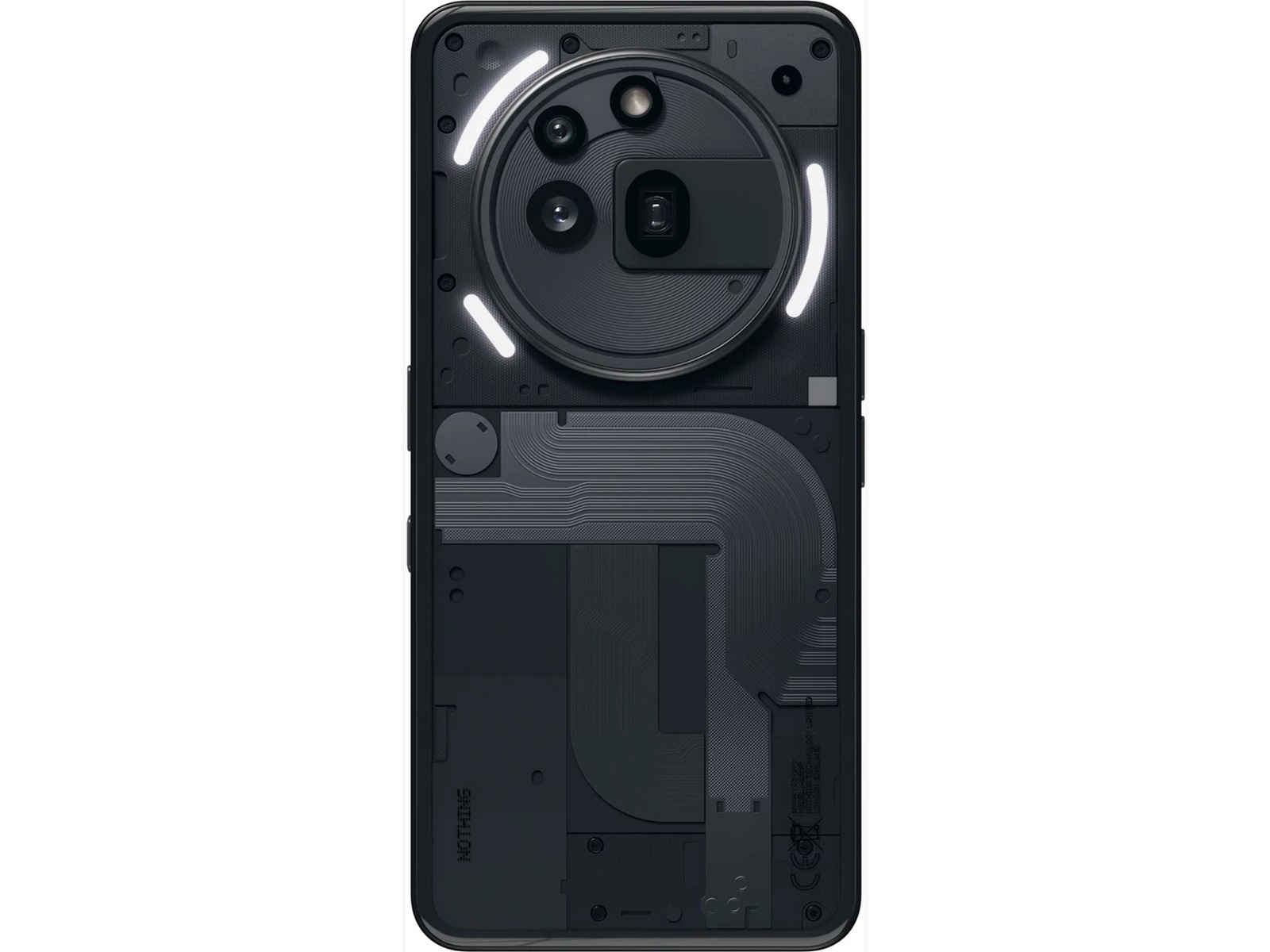 Nothing Phone (3a) Pro 12+256GB (sort) -B-Grade Demo mobiltelefoner