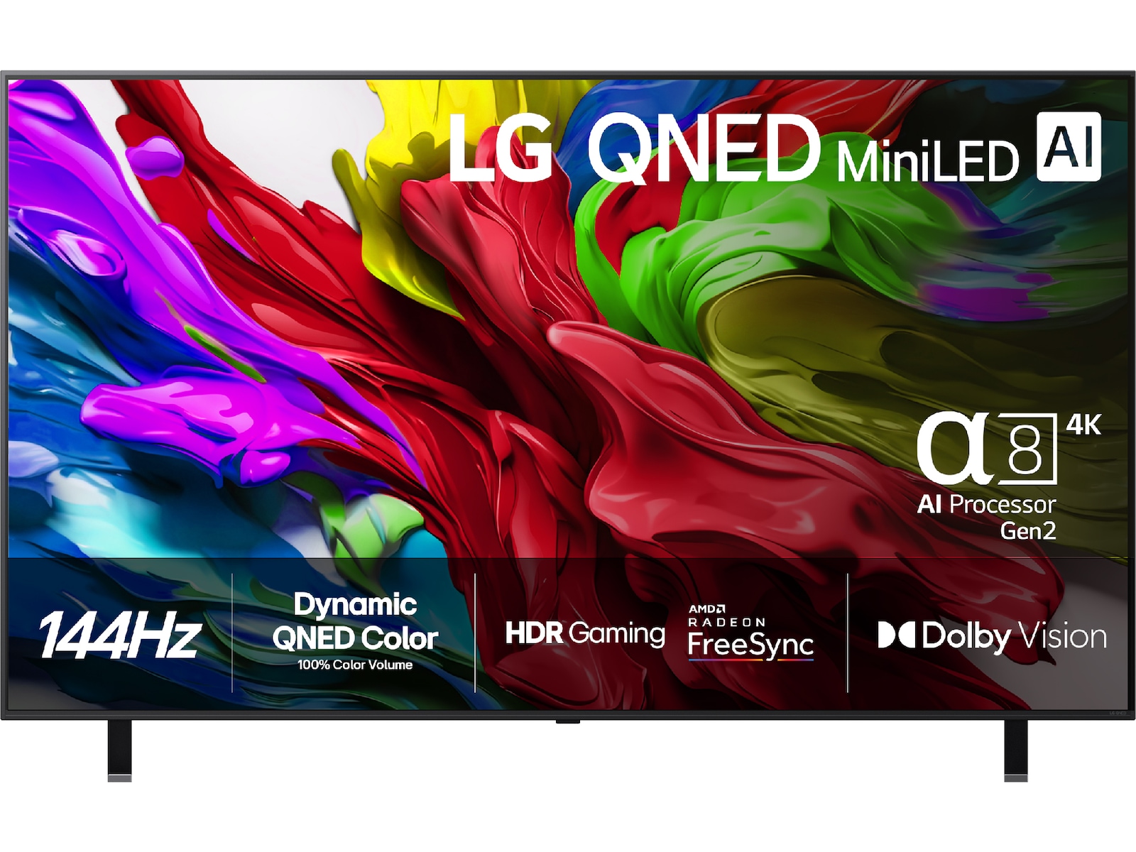 LG 65'' QNED85 evo AI MiniLED 4k smart-TV (2025) + soundbar 60 - 69 tommer TV