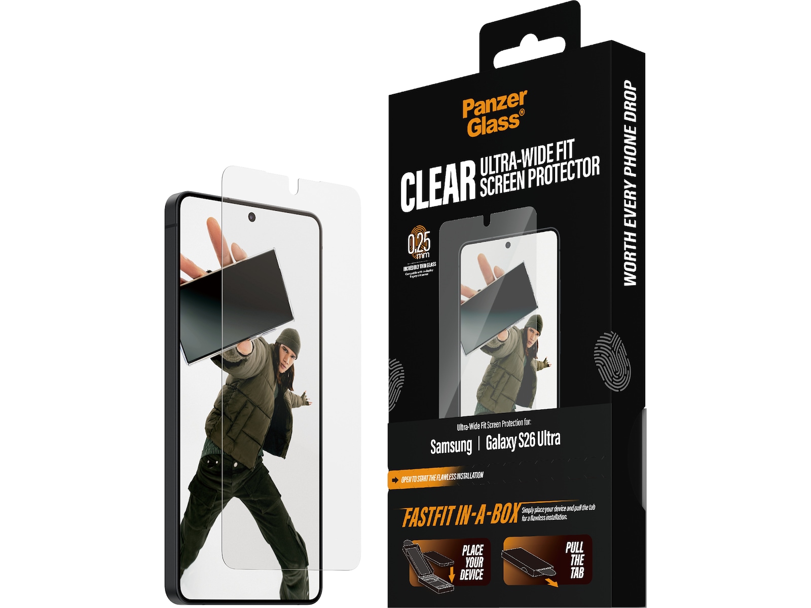 PanzerGlass Galaxy S26 Ultra skjermbeskytter Skjermbeskytter