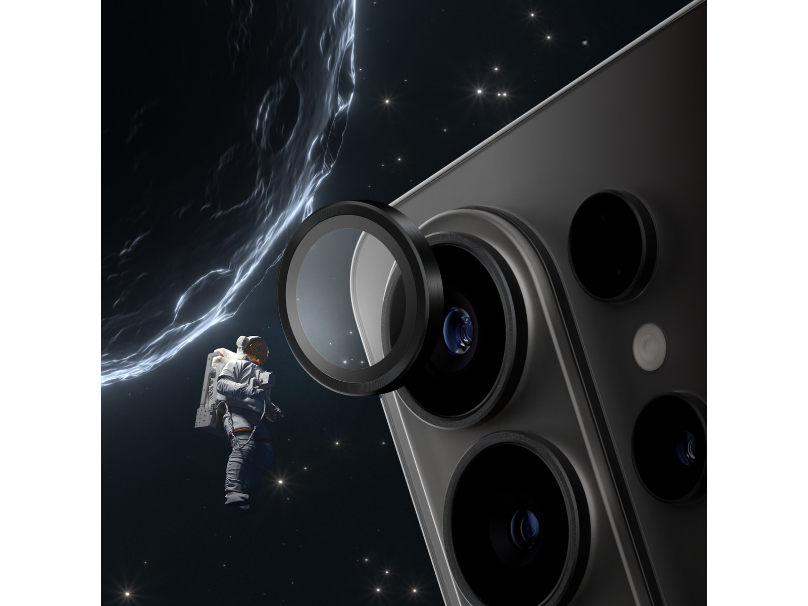 PanzerGlass S26 Ultra Hoops Ceramic II linsebeskytter Skjermbeskytter