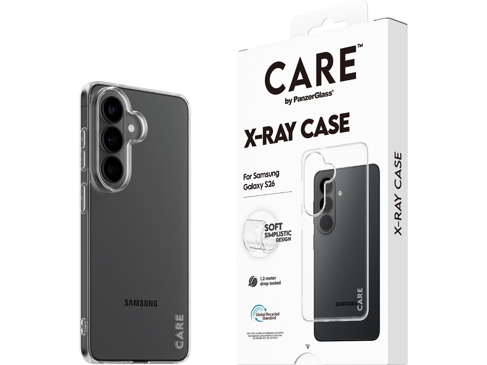PanzerGlass CARE Galaxy S26 X-Ray deksel (gjennomsiktig) Mobildeksel