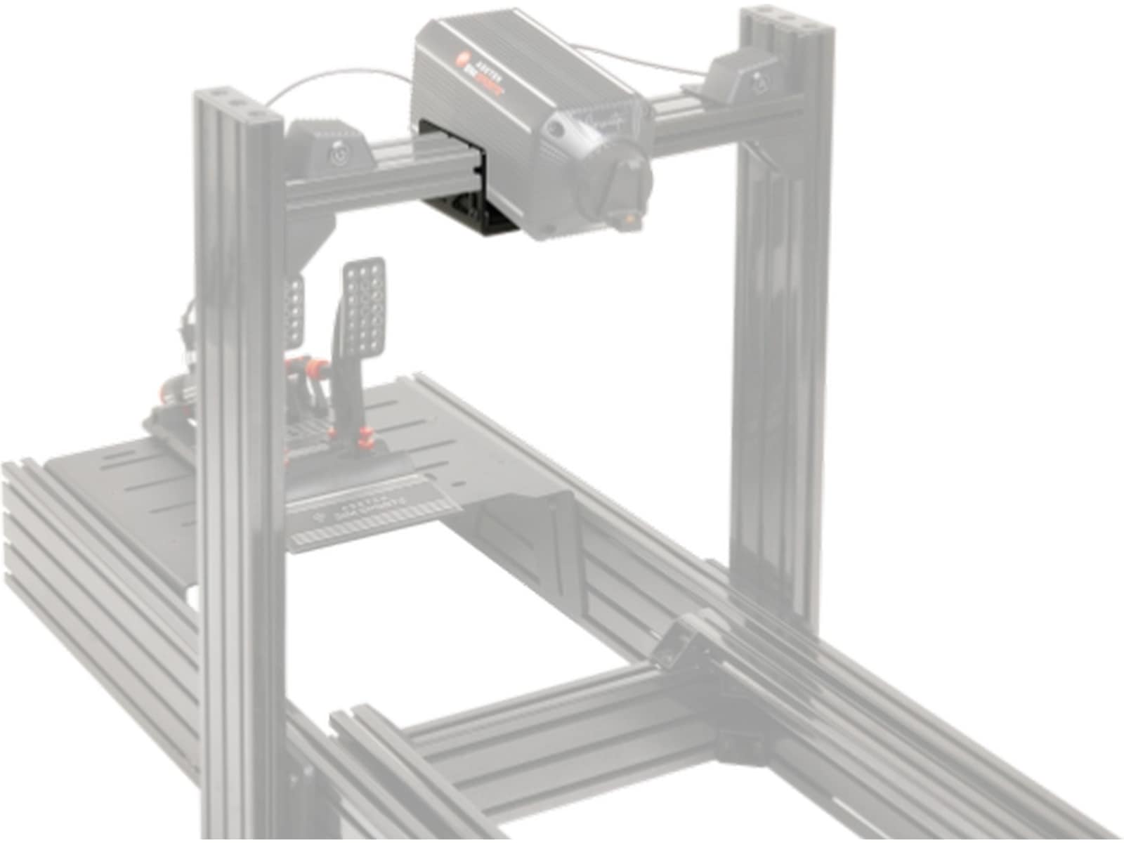 Asetek SimSports rattbasefeste med tilt Ratt og pedaler