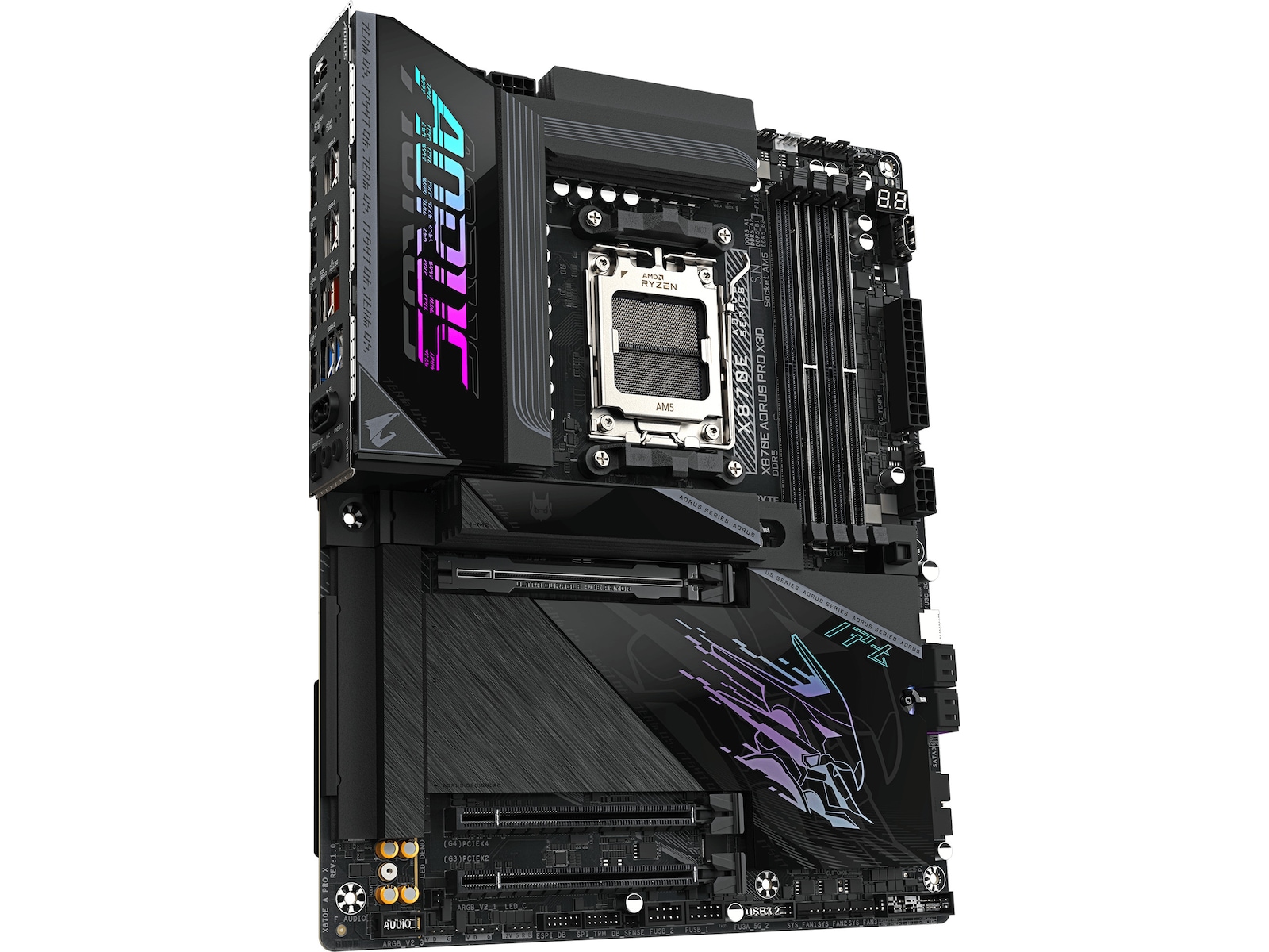 Gigabyte X870E AORUS PRO X3D hovedkort AMD Socket