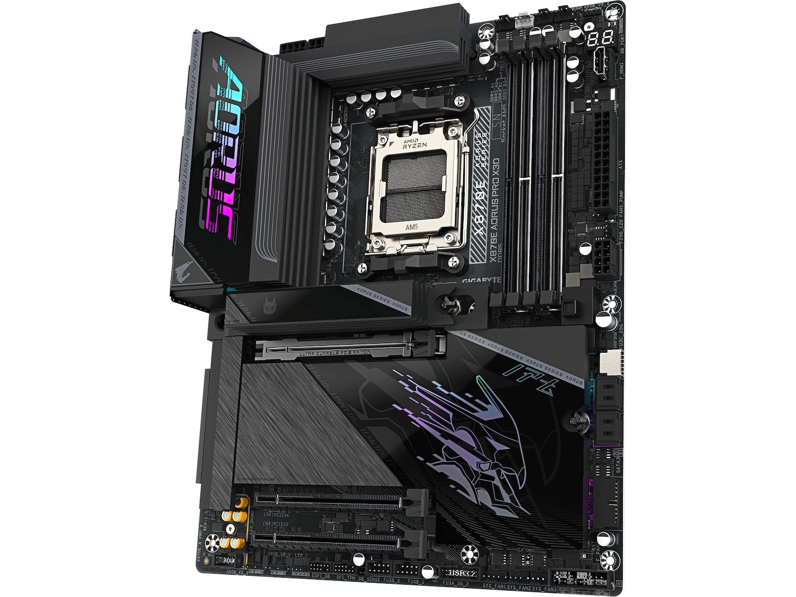 Gigabyte X870E AORUS PRO X3D hovedkort AMD Socket