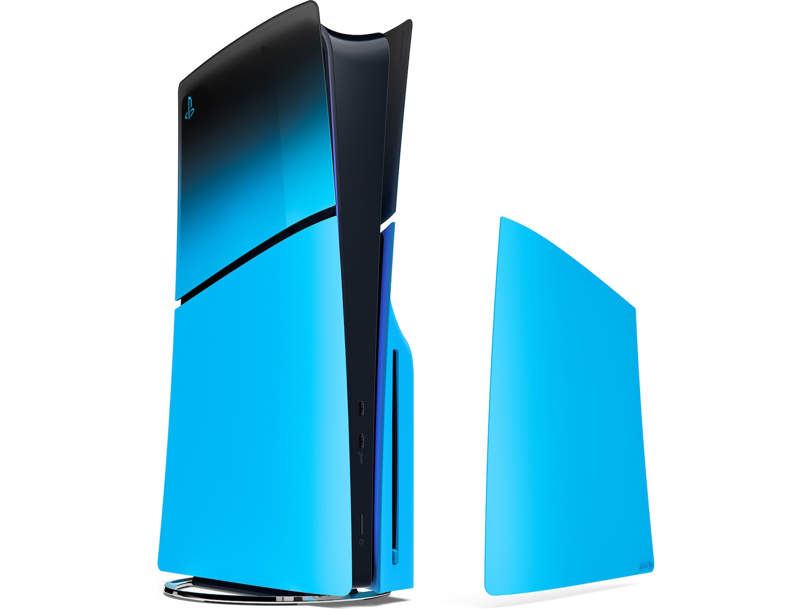 PS5 Console Cover (Slim) Rhythm Blue Tilbehør til spillkonsoller