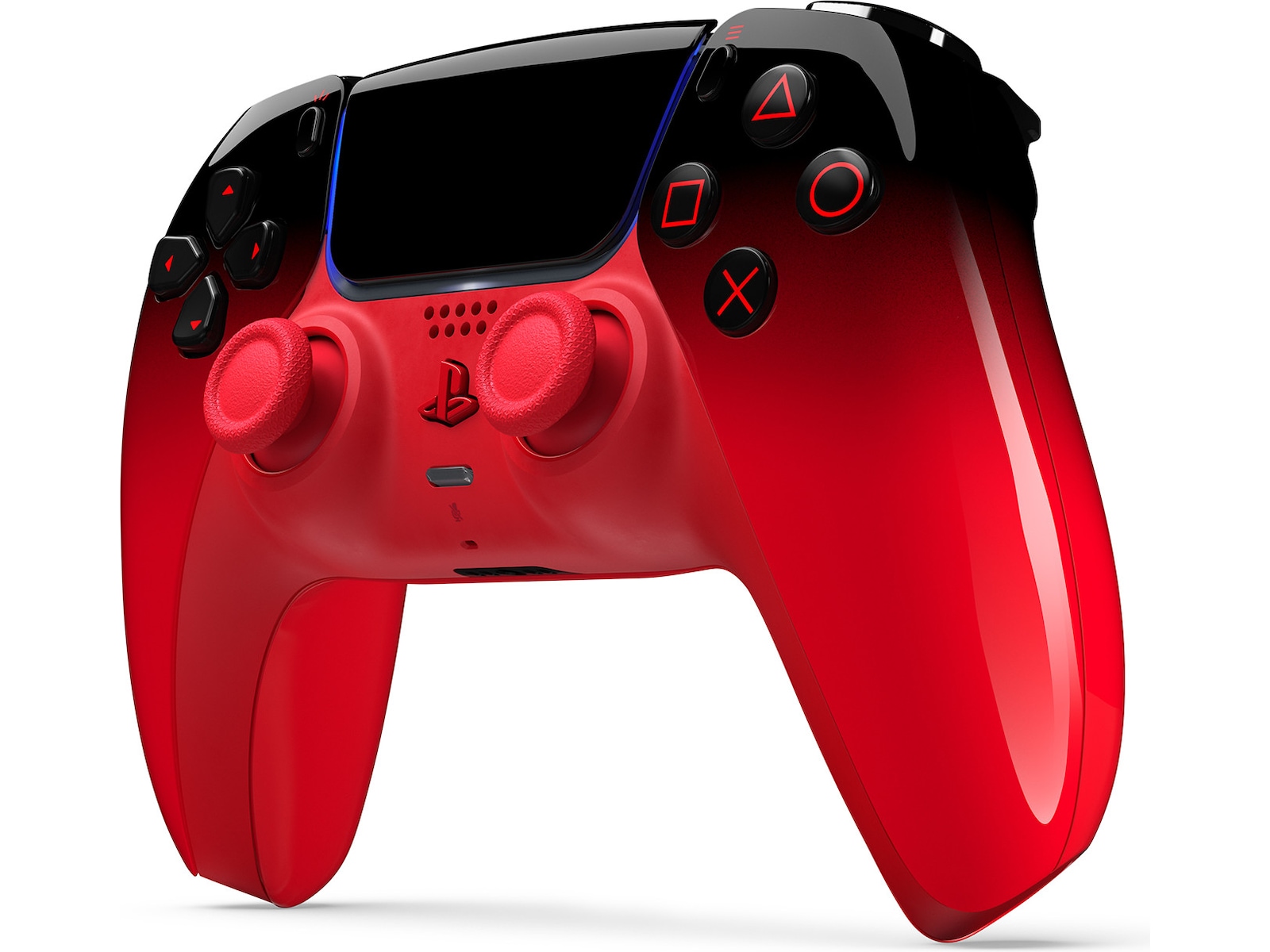 PlayStation 5 DualSense Kontroller (Techno Red) Tilbehør til spillkonsoller