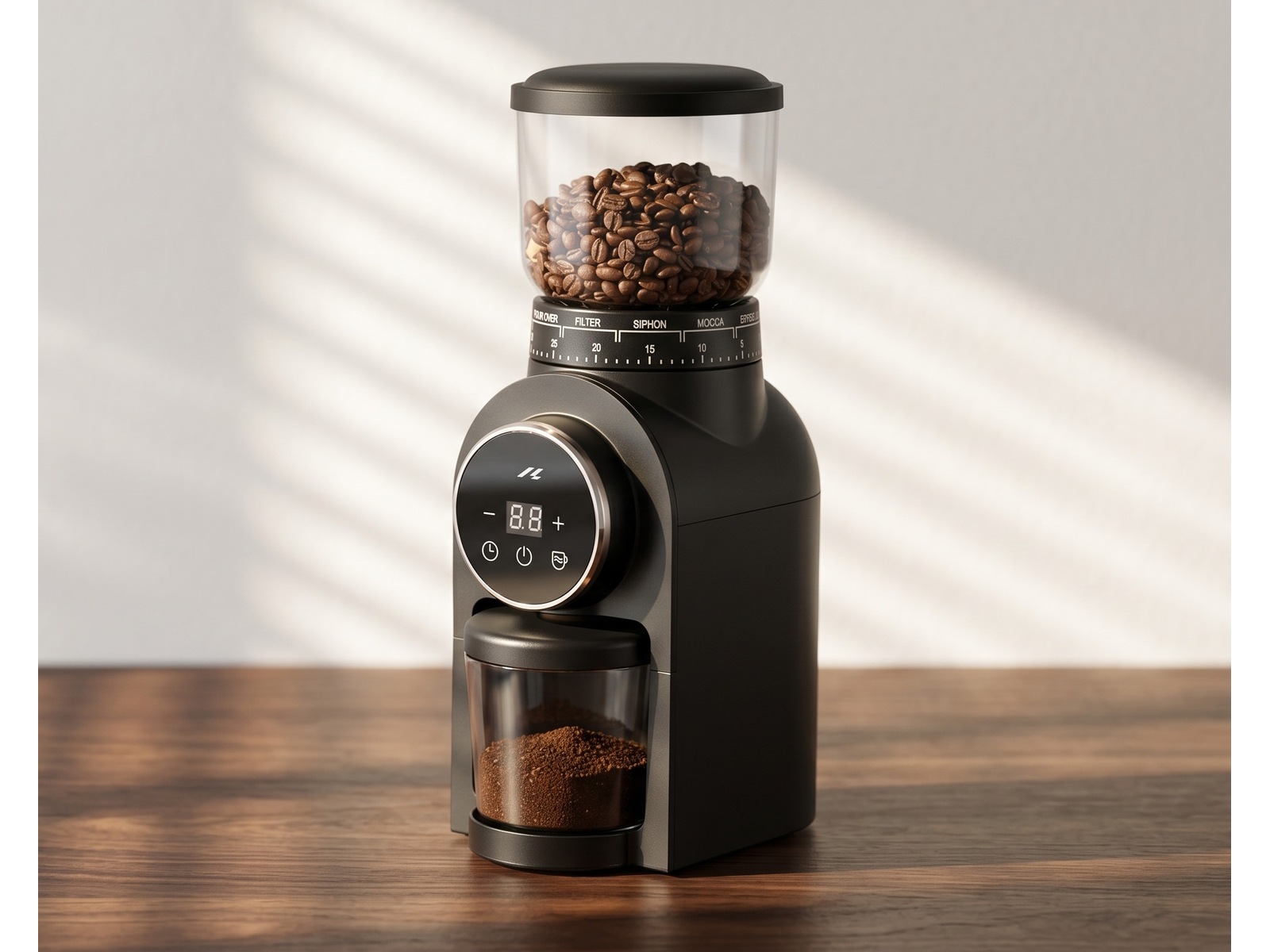 Loeffen LFCG1000 Kaffekvern med 30 innstillinger Kaffekverner