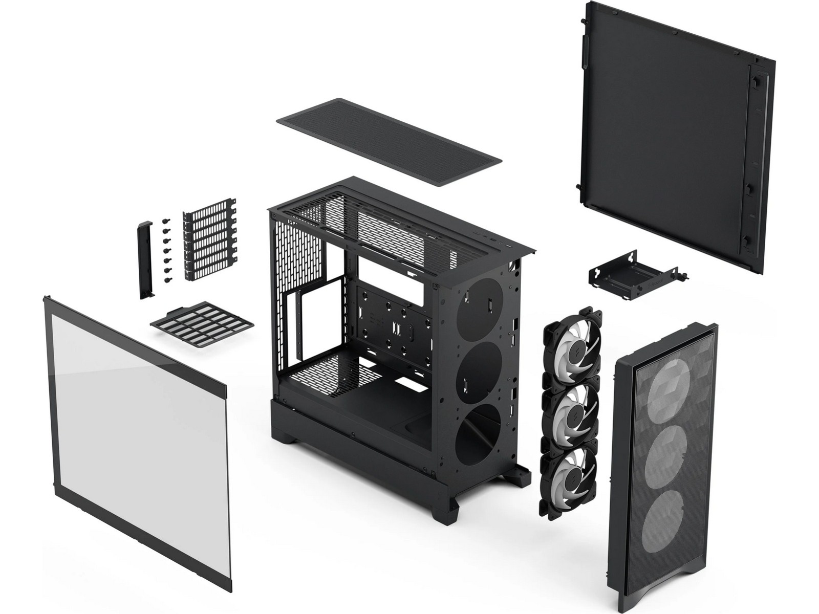 Fractal Design Pop 2 Air TG RGB mid tower (sort) Midi tower