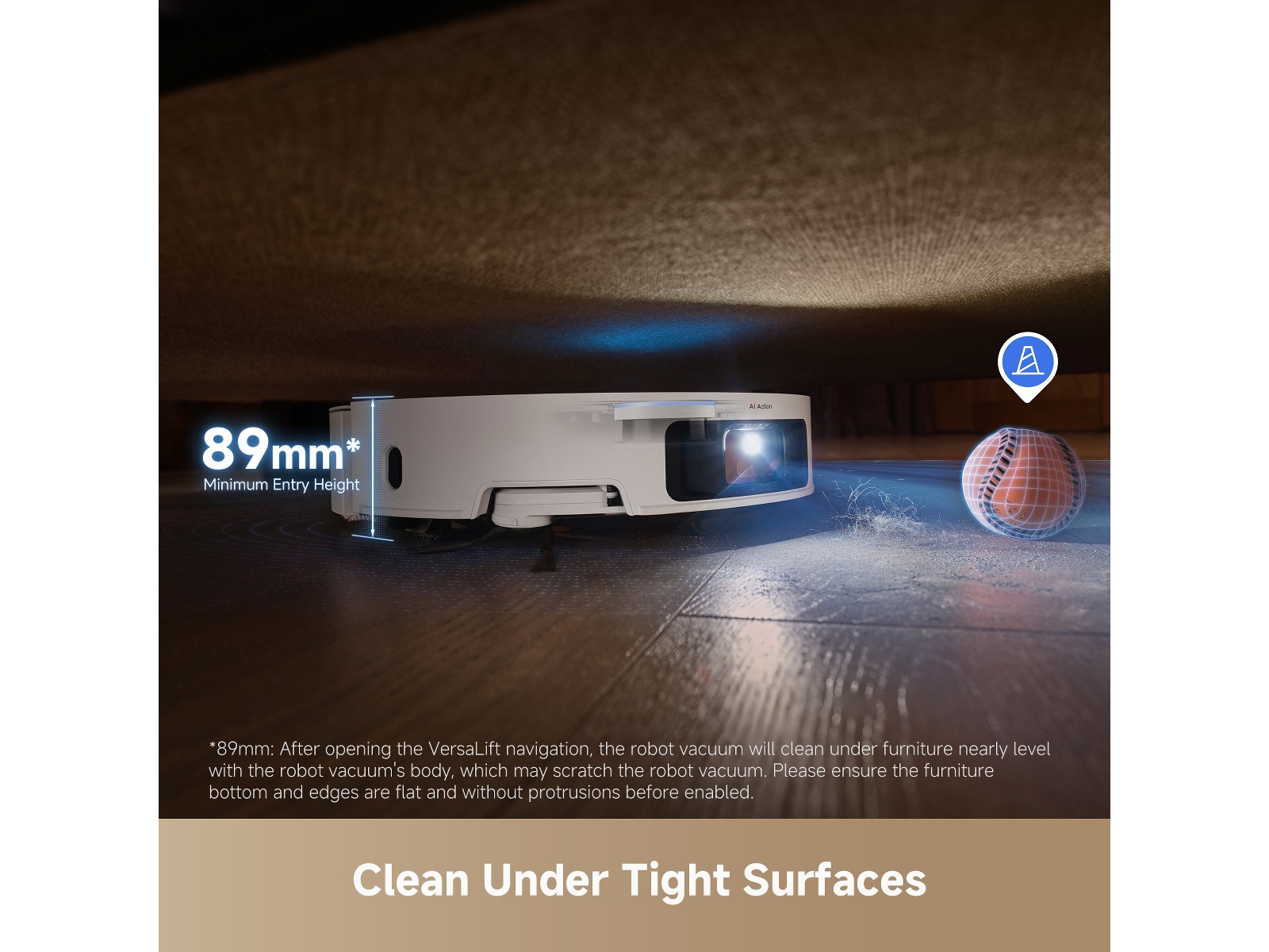 Dreame X50 Ultra Robotstøvsuger (hvit) -B-Grade Demo hjem & fritid