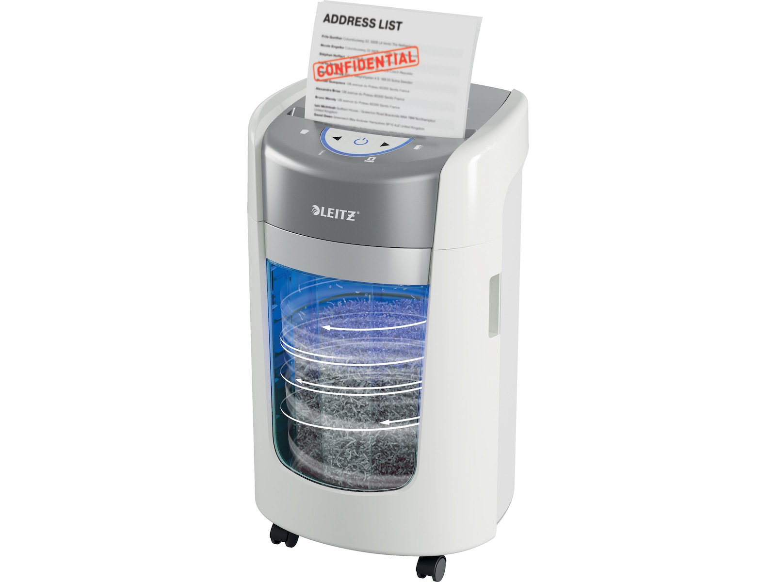 Leitz Makuleringsmaskin IQ OptiMax Home Office 225 Mikrokutt P5 Makuleringsmaskiner