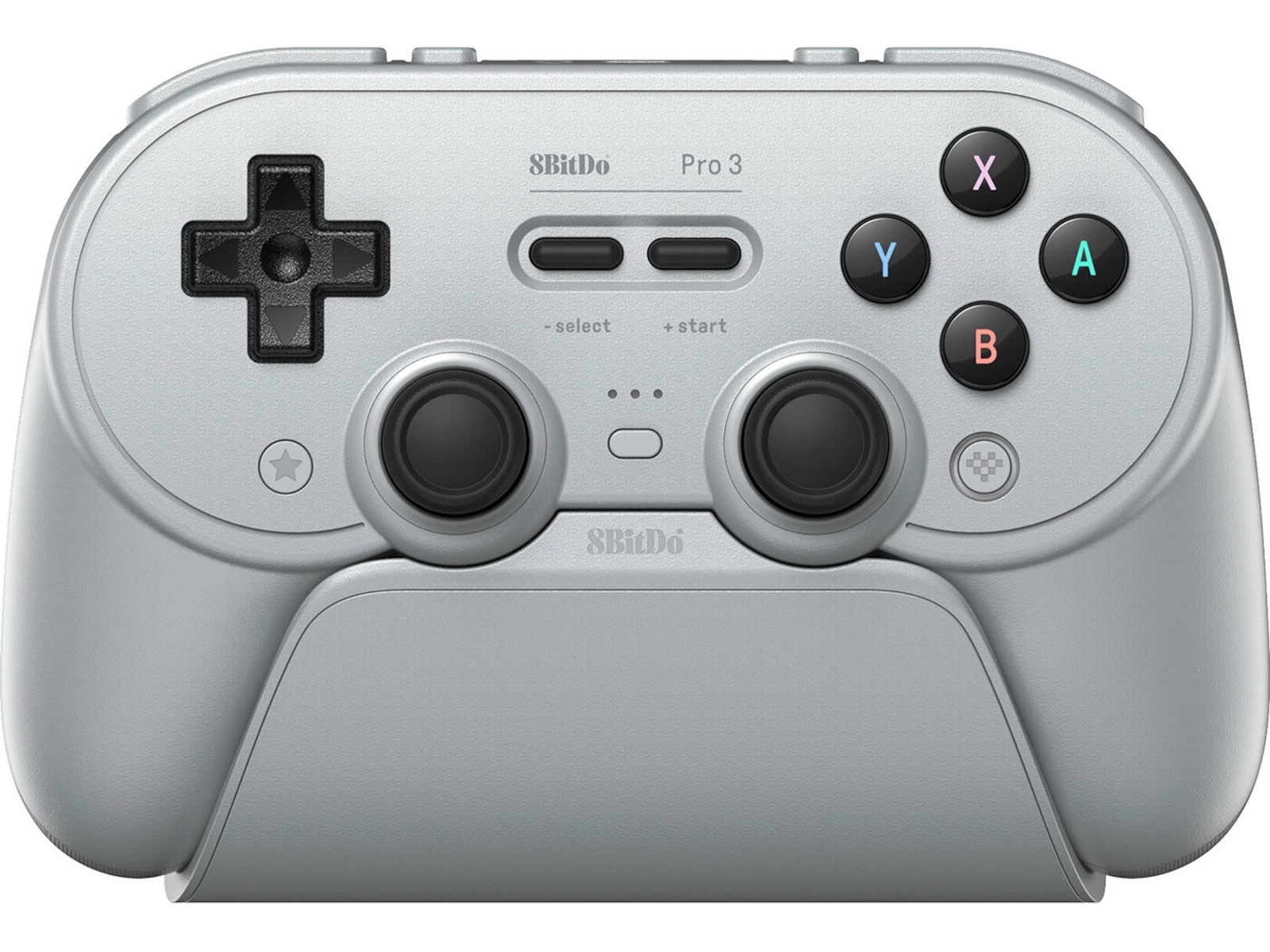 8bitdo PRO 3 BT kontroller (grå) Tilbehør til spillkonsoller