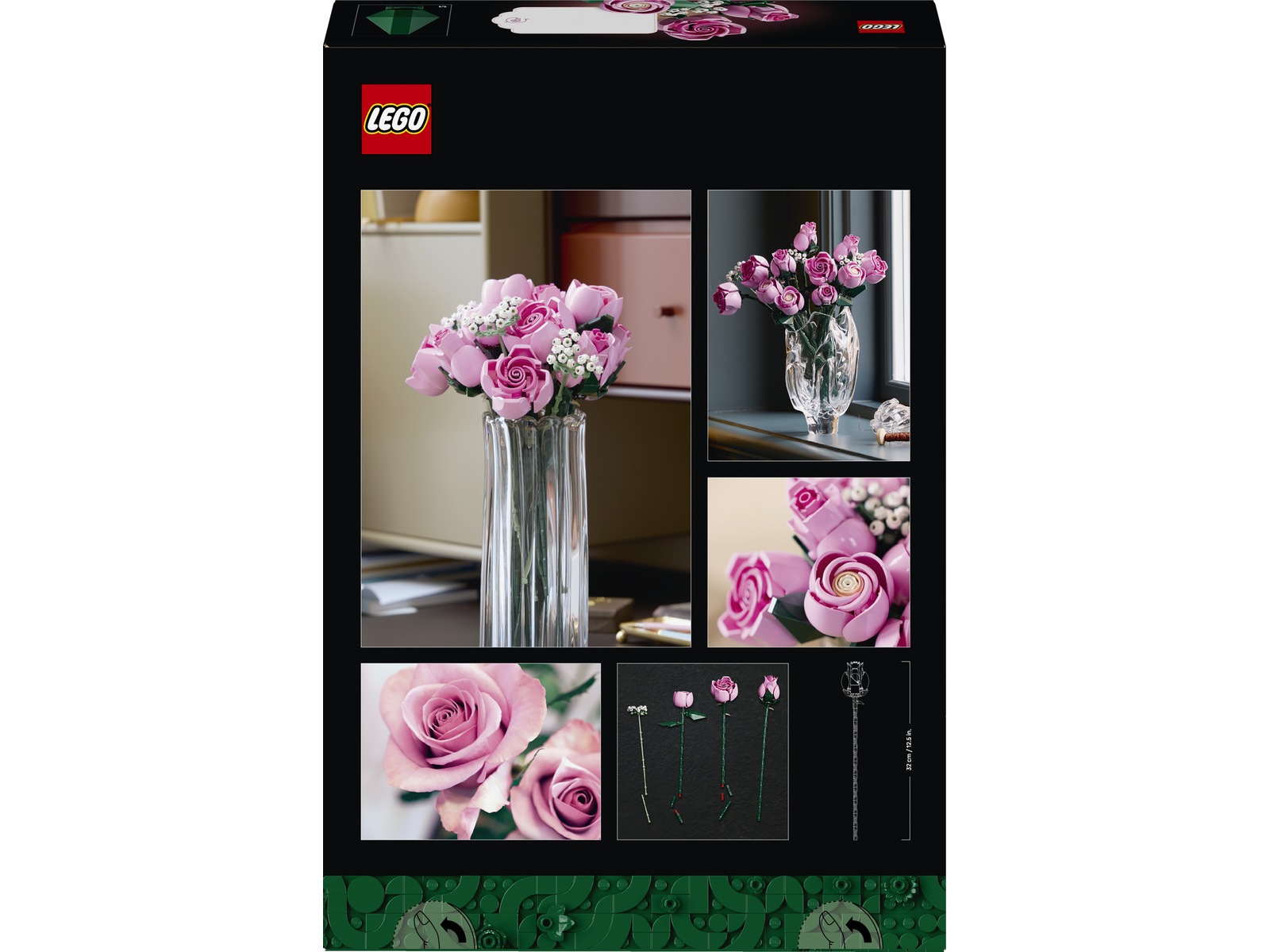 LEGO Botanicals bukett med roser 10374 (rosa) LEGO