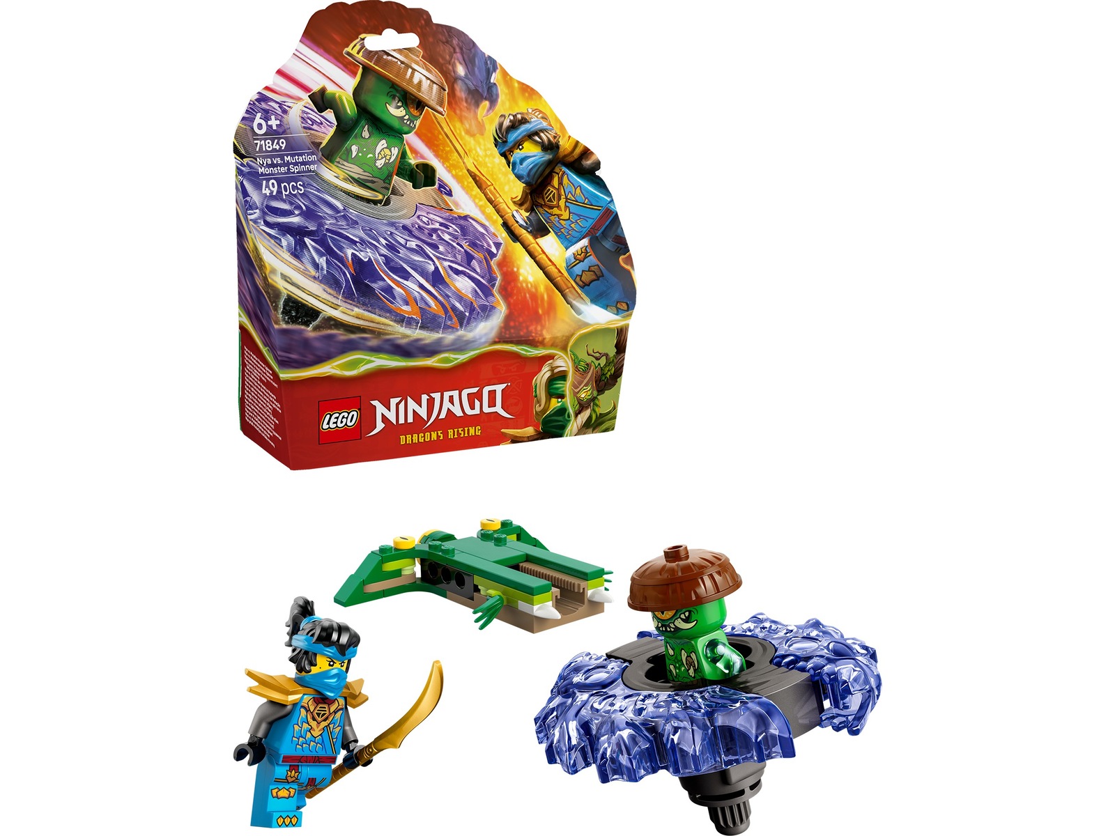 LEGO Ninjago Nya mot mutasjonsmonster-spinner 71849 LEGO