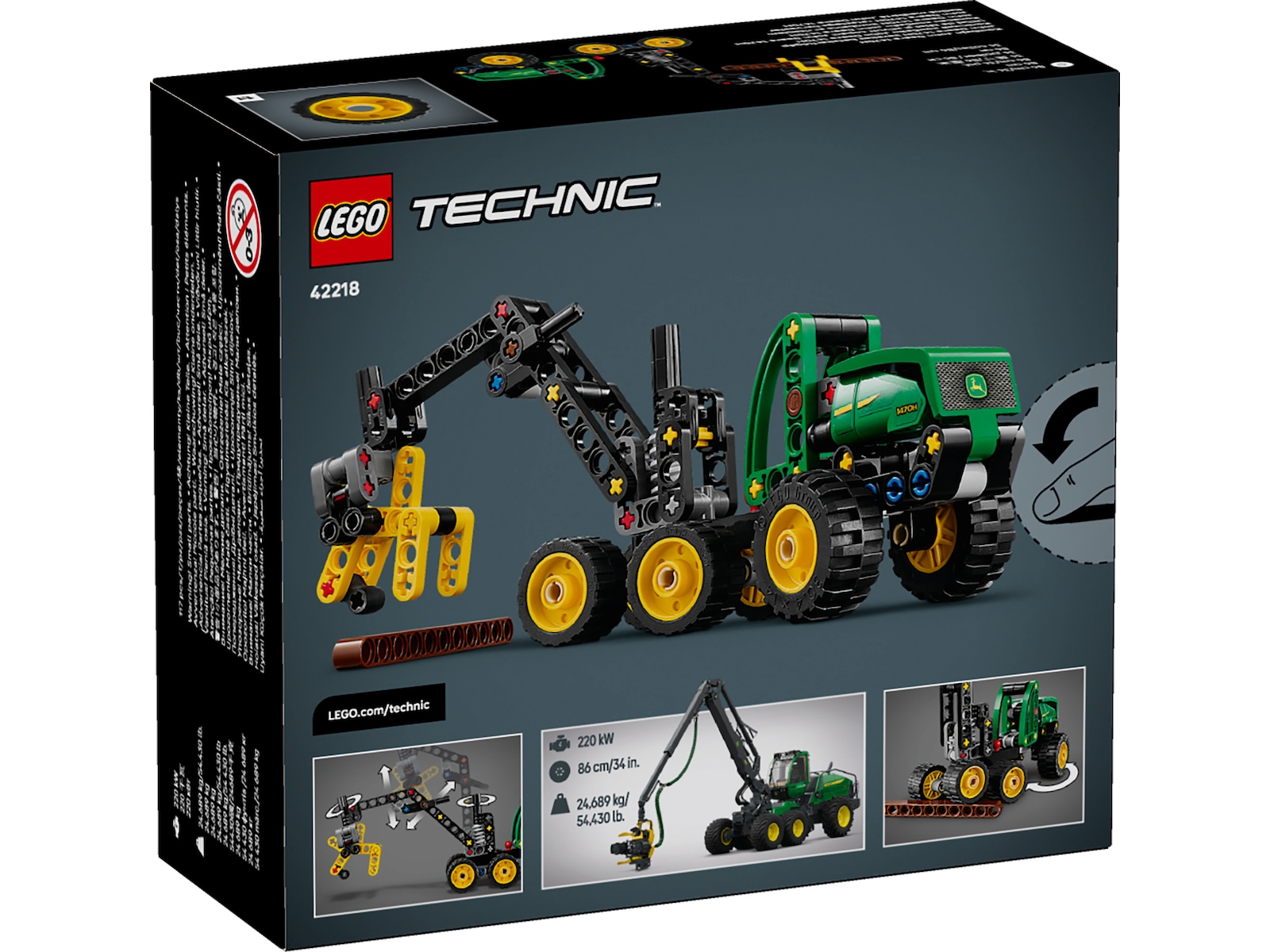 LEGO Technic John Deere 1470H skogsmaskin 42218 LEGO