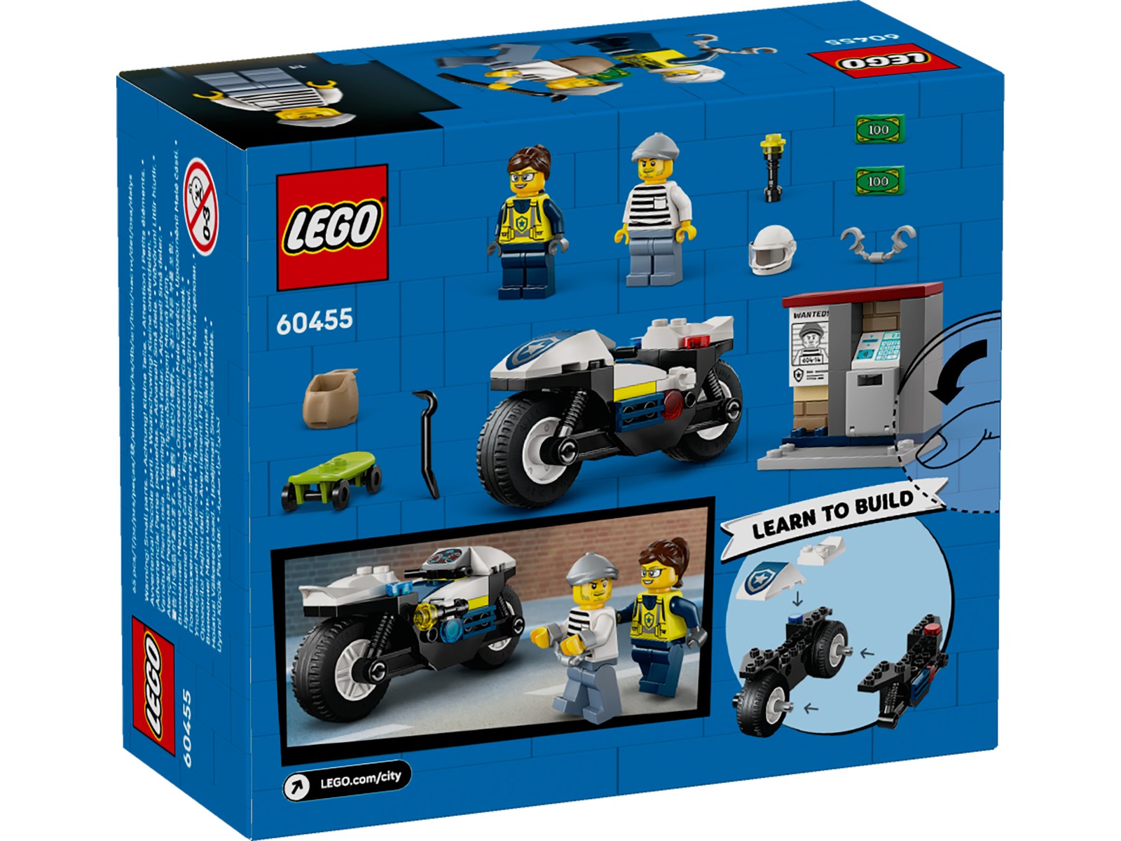 LEGO City politiets motorsykkeljakt 60455 LEGO