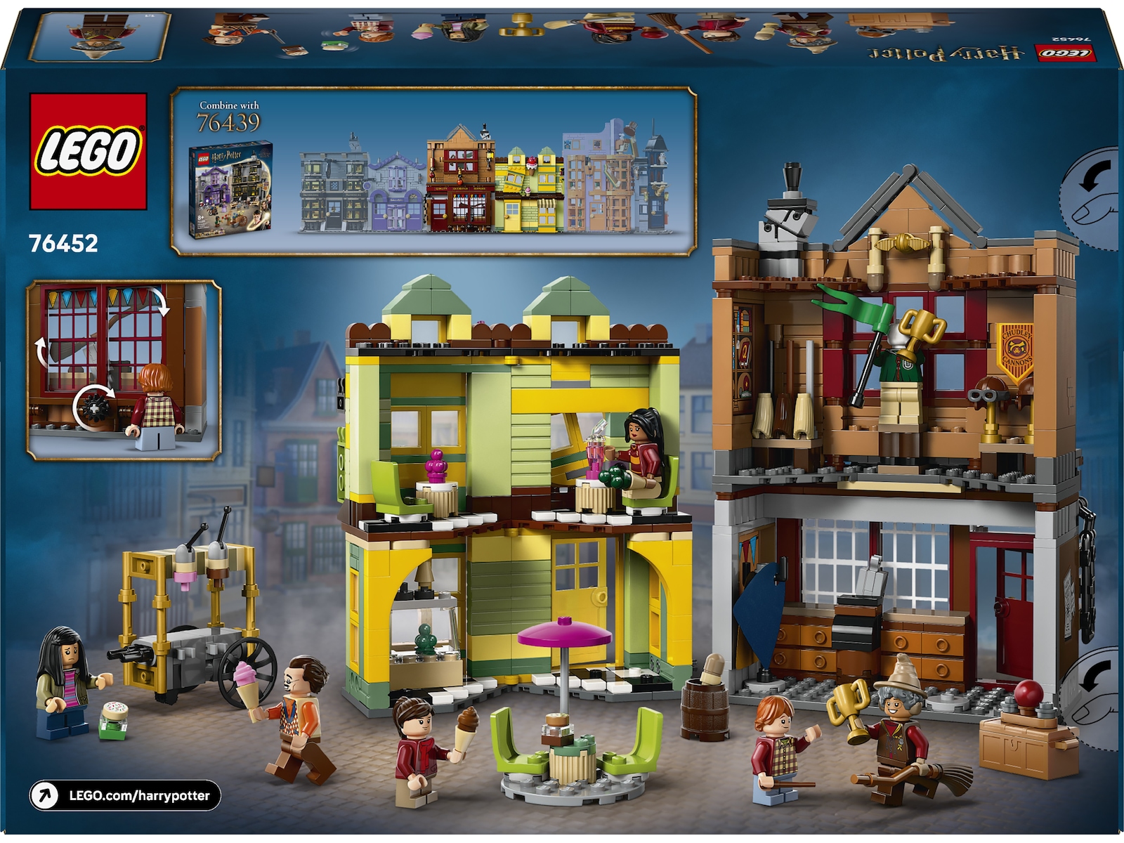 LEGO Harry Potter kvalitetsutstyr til rumpeldunk og isbar 76452 LEGO