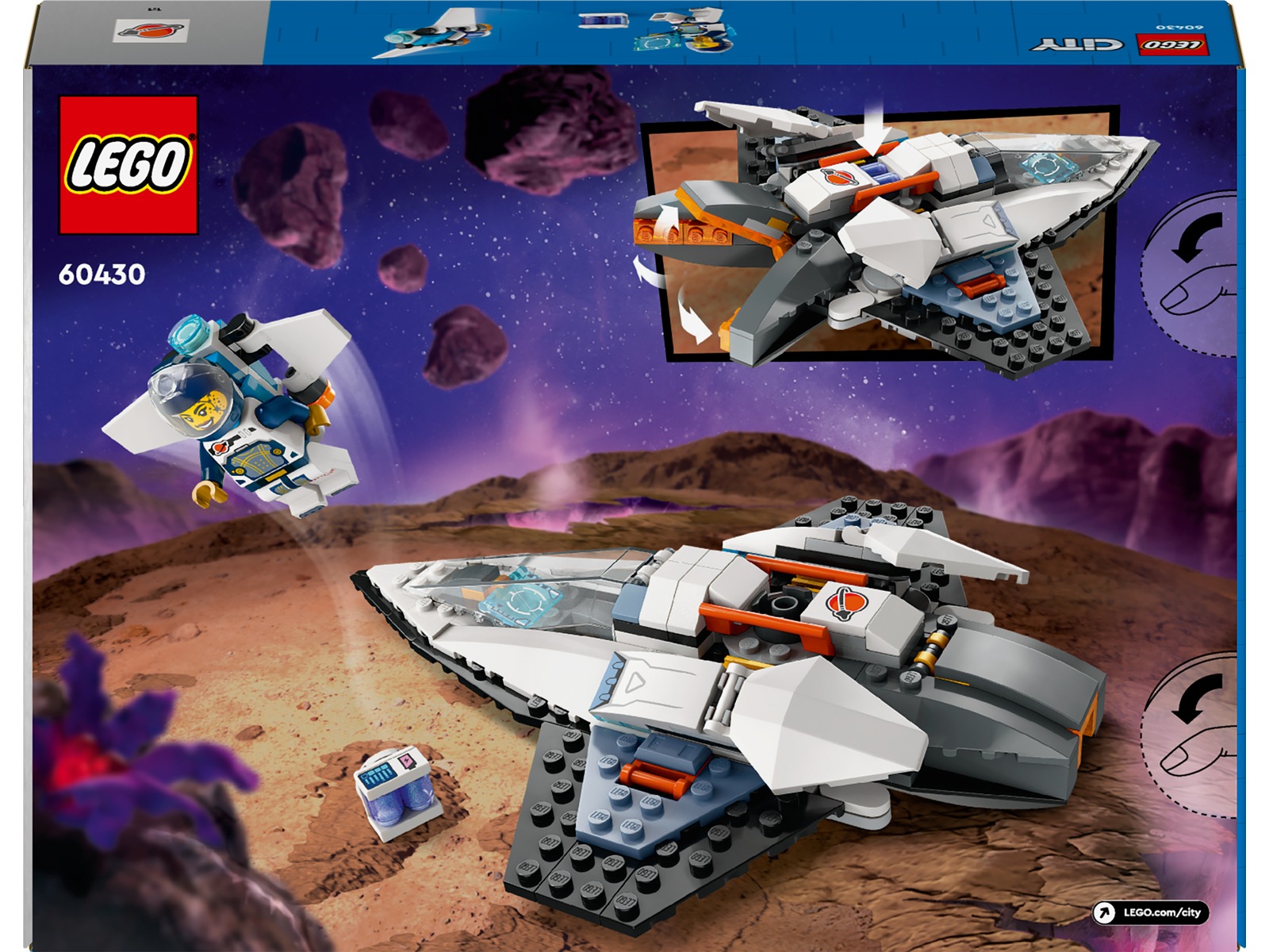 LEGO City Space intergalaktisk romskip 60430 LEGO