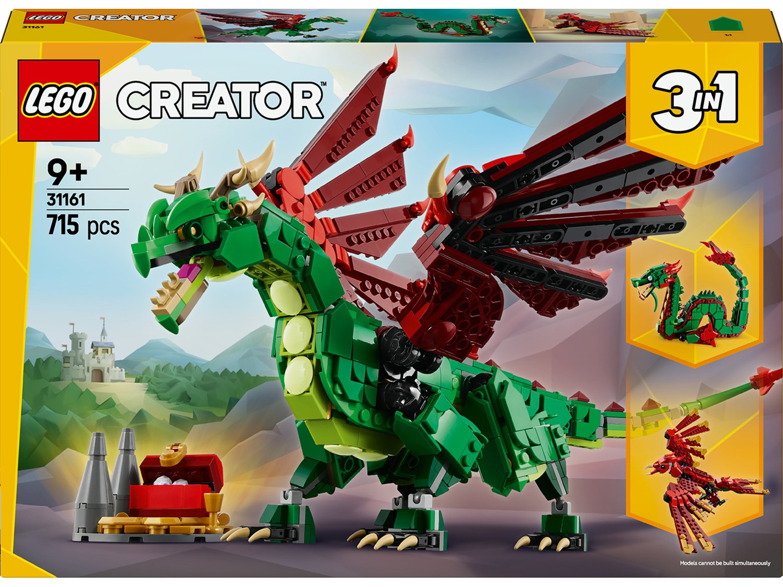 LEGO Creator middelaldersk drage 31161 LEGO