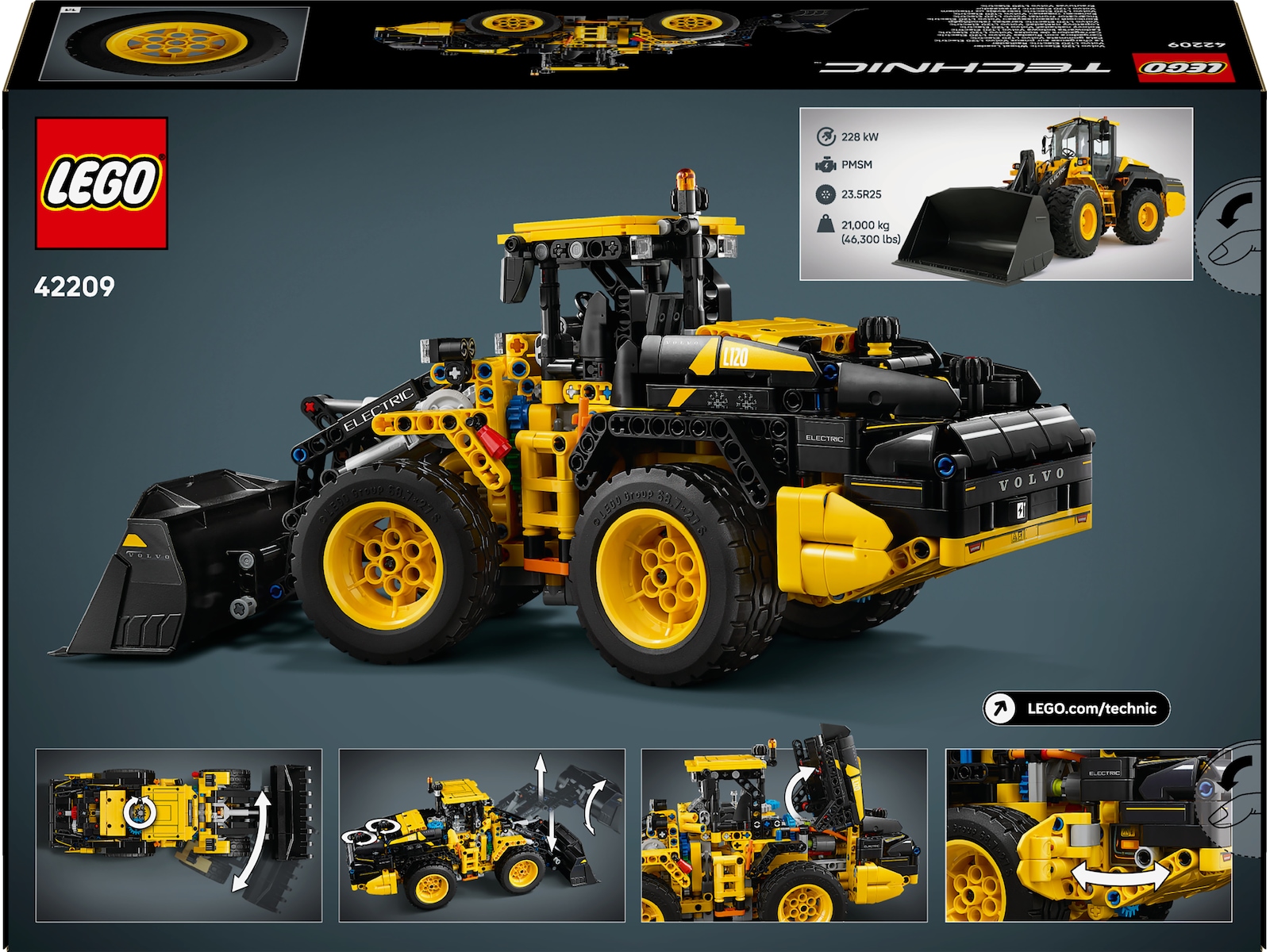 LEGO Technic Volvo L120 elektrisk hjullaster 42209 LEGO