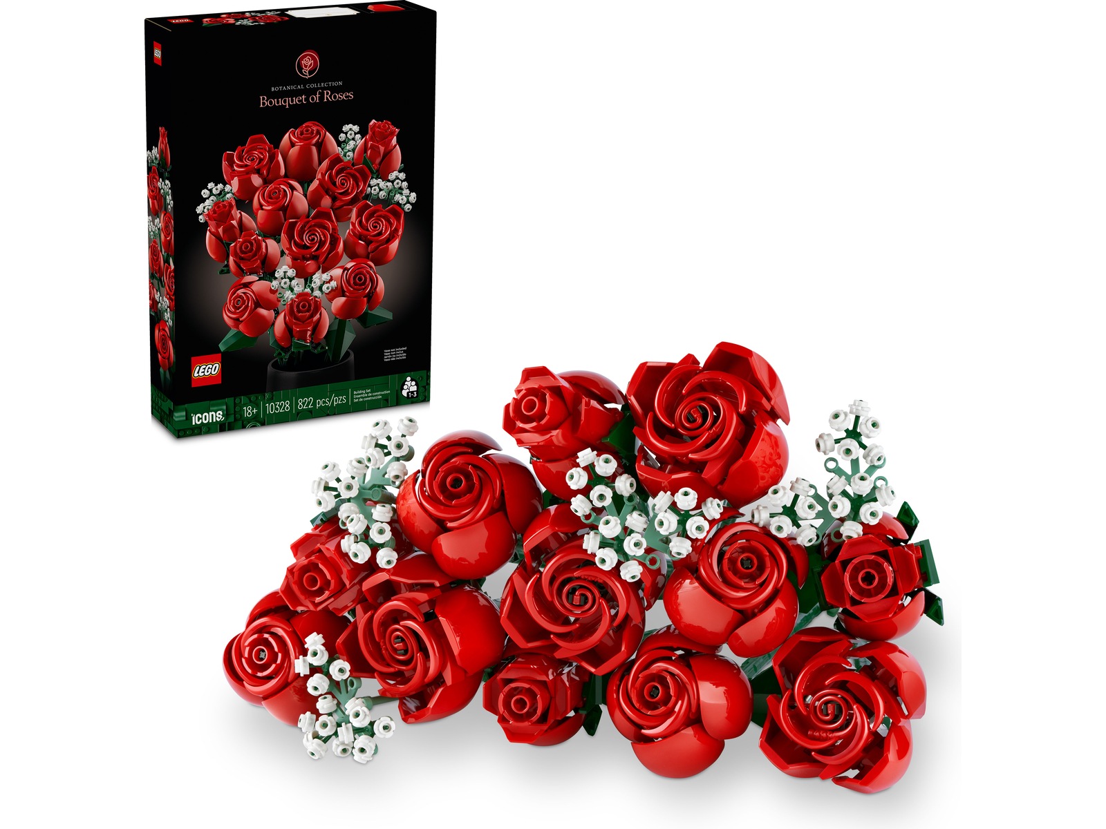 LEGO Botanicals bukett med roser 10328 LEGO