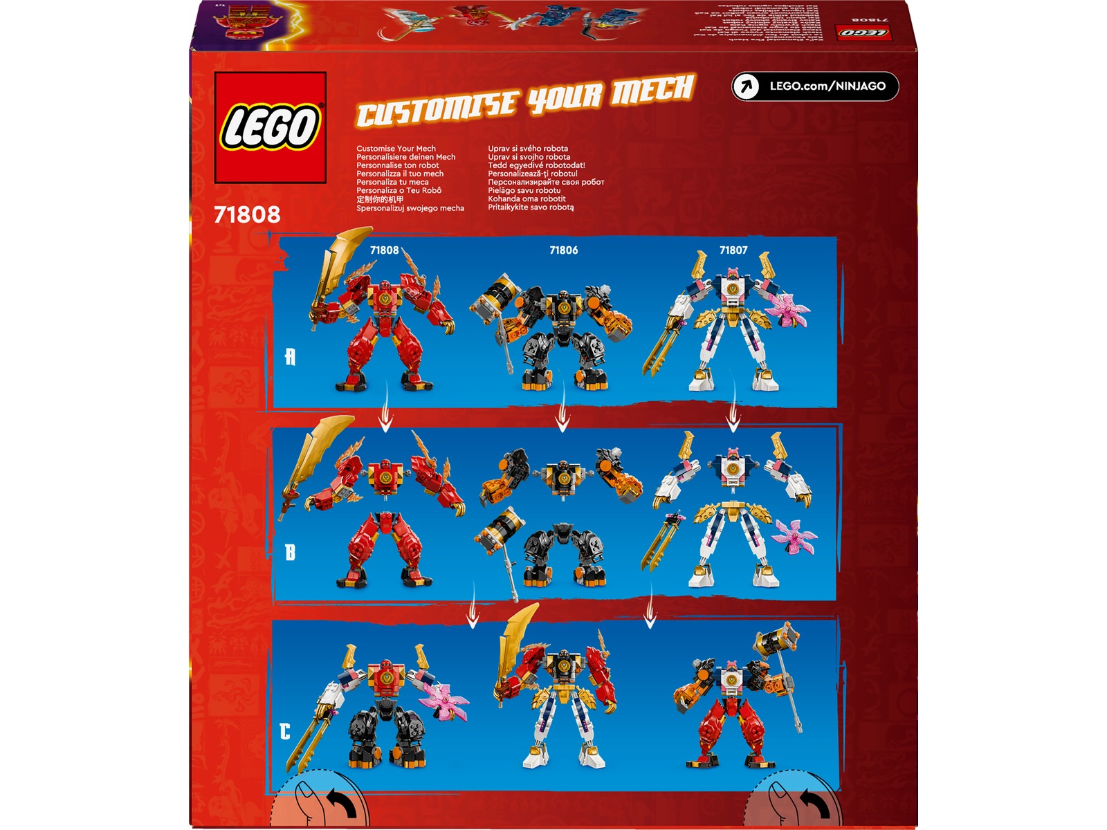 LEGO Ninjago Kais elementære ildrobot 71808 LEGO
