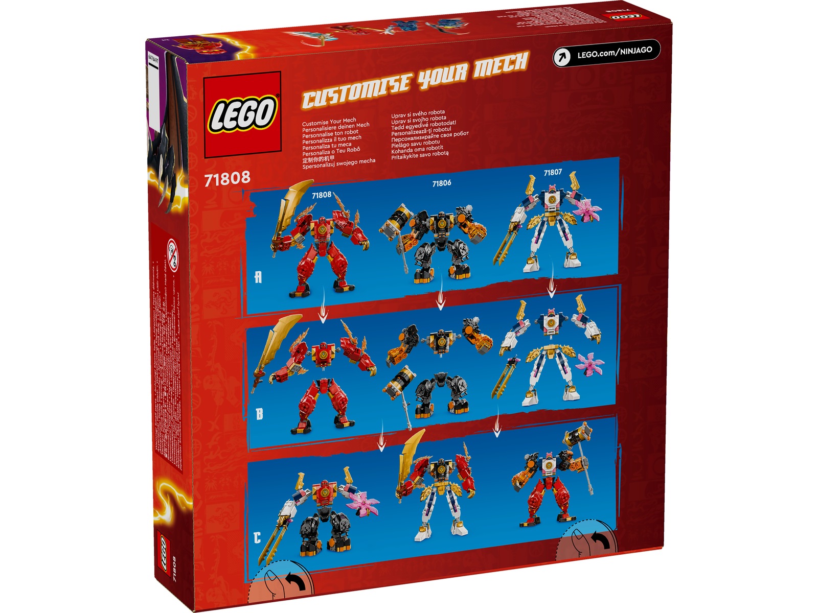 LEGO Ninjago Kais elementære ildrobot 71808 LEGO