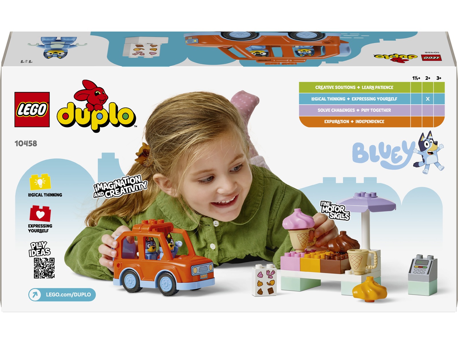 LEGO DUPLO Bluey isutflukt med Bluey 10458 LEGO