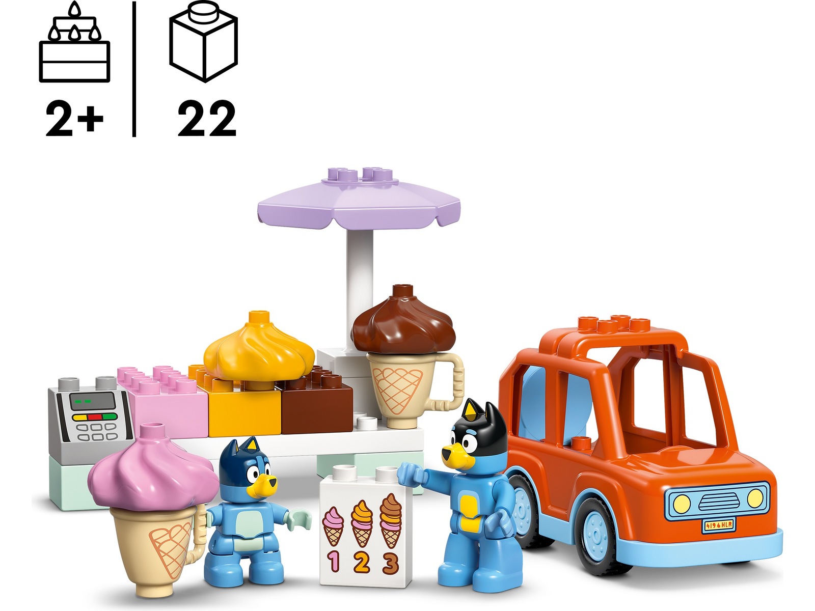 LEGO DUPLO Bluey isutflukt med Bluey 10458 LEGO