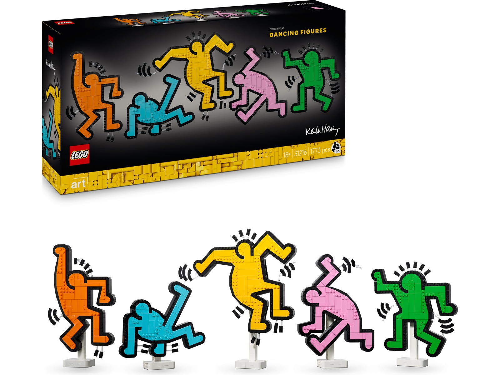 LEGO Art Keith Haring – dansende figurer 31216 LEGO