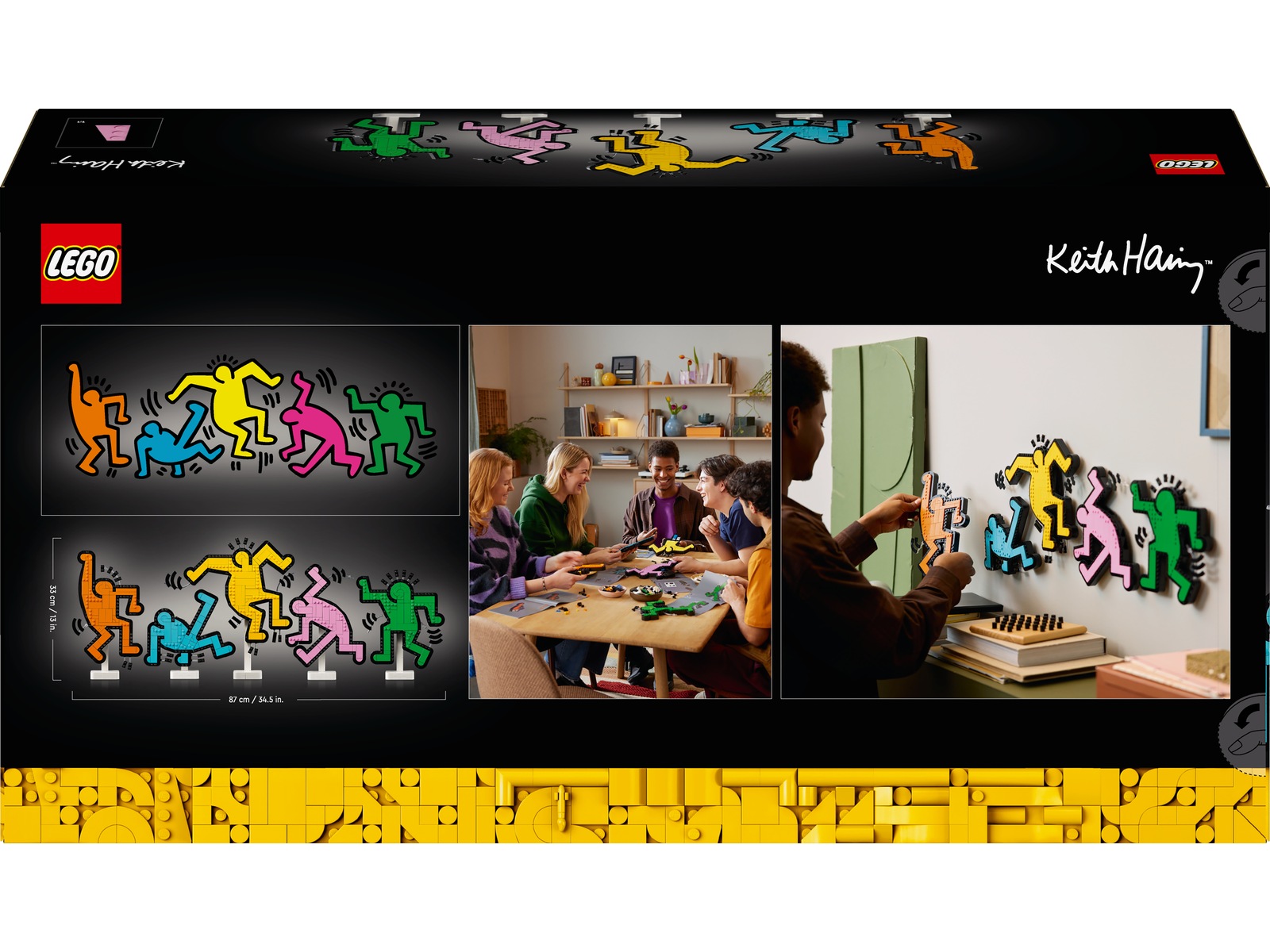 LEGO Art Keith Haring – dansende figurer 31216 LEGO