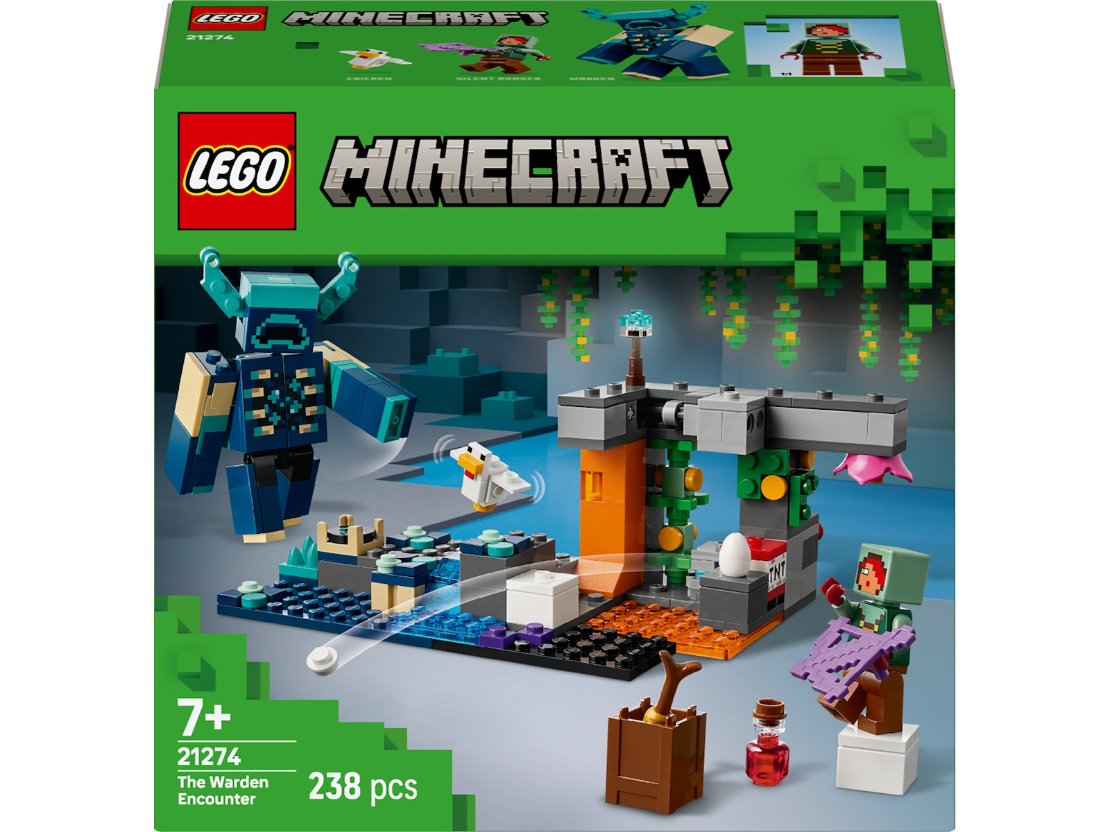 LEGO Minecraft møtet med vokteren 21274 LEGO