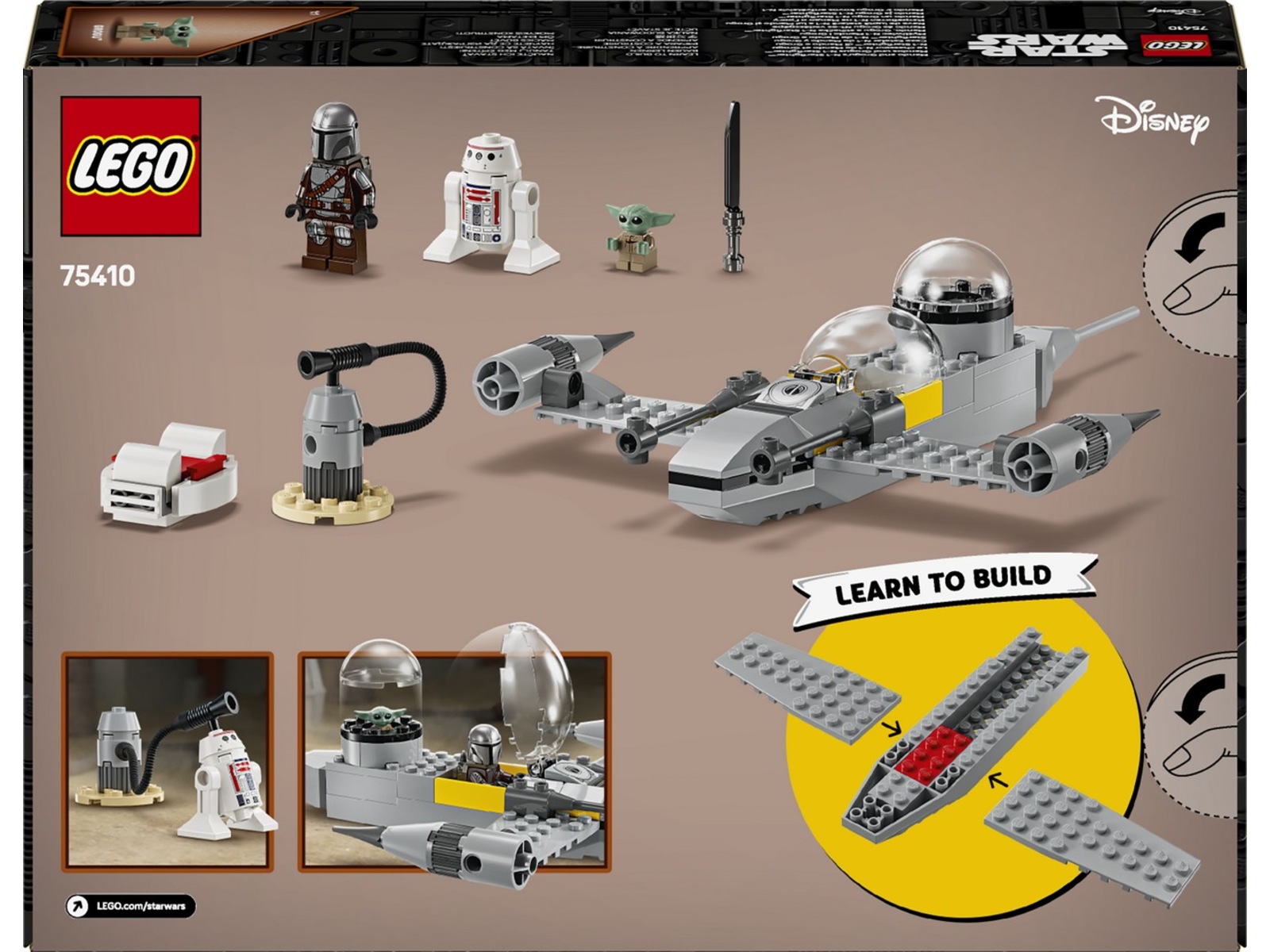 LEGO Star Wars Mando og Grogus N-1 starfighter 75410 LEGO