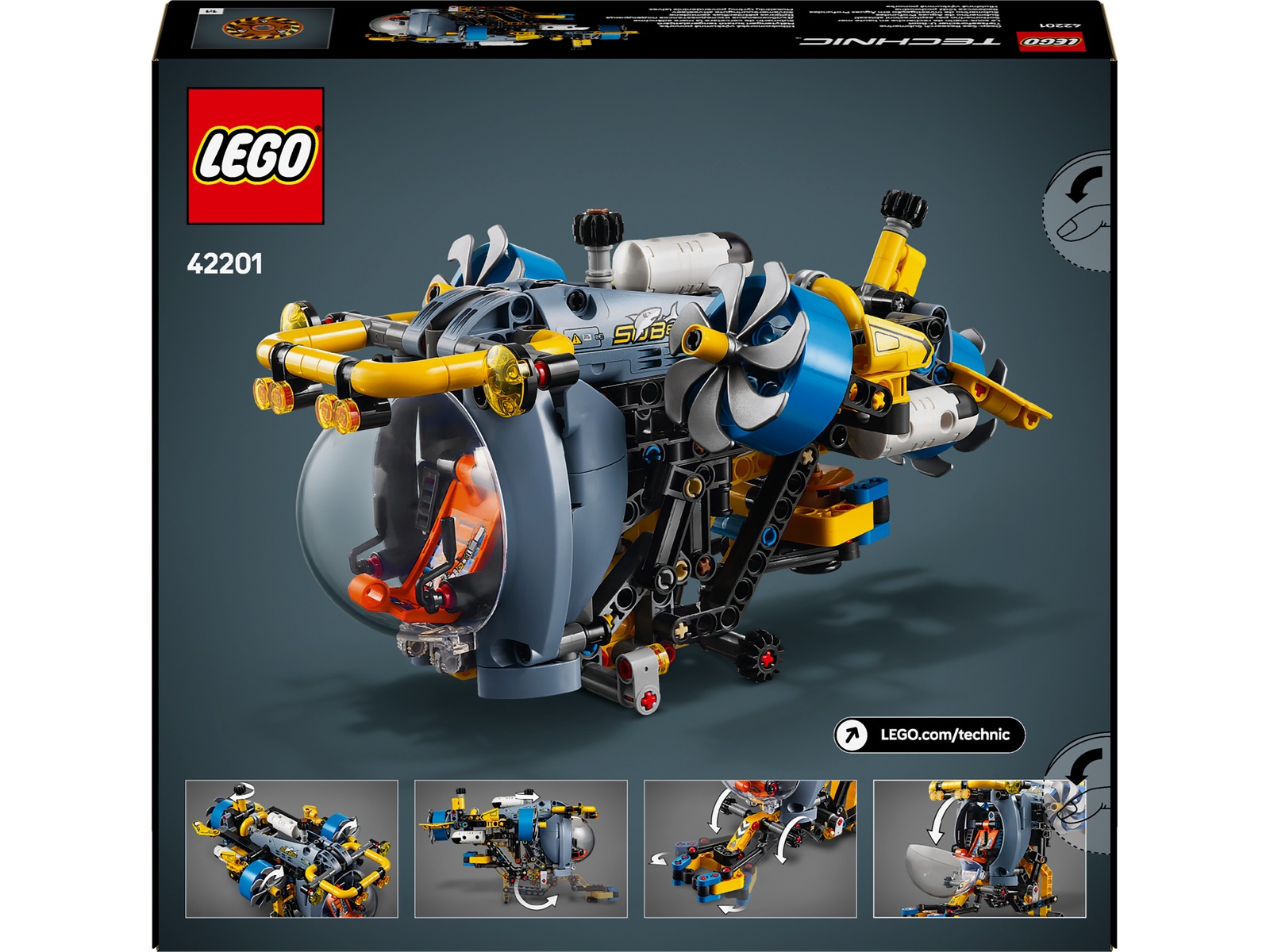 LEGO Technic ubåt for dyphavsforskning 42201 LEGO