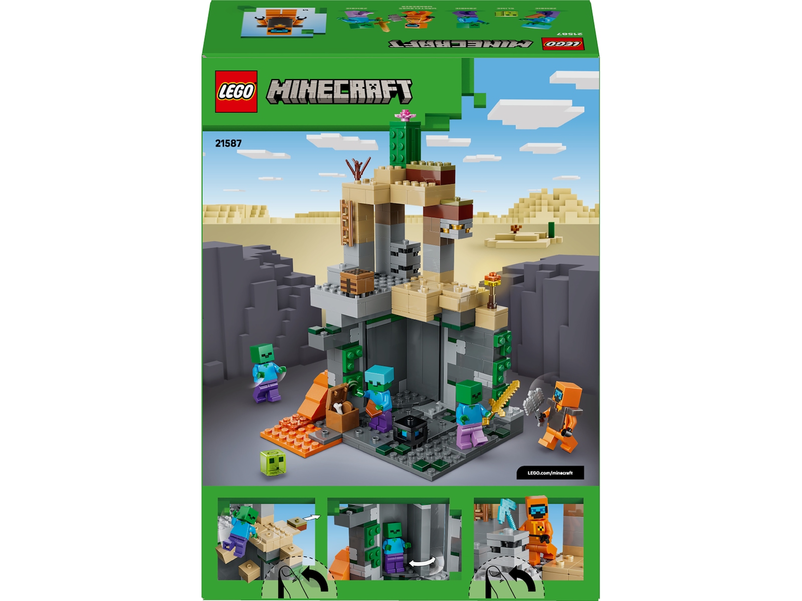 LEGO Minecraft zombiehule 21587 LEGO