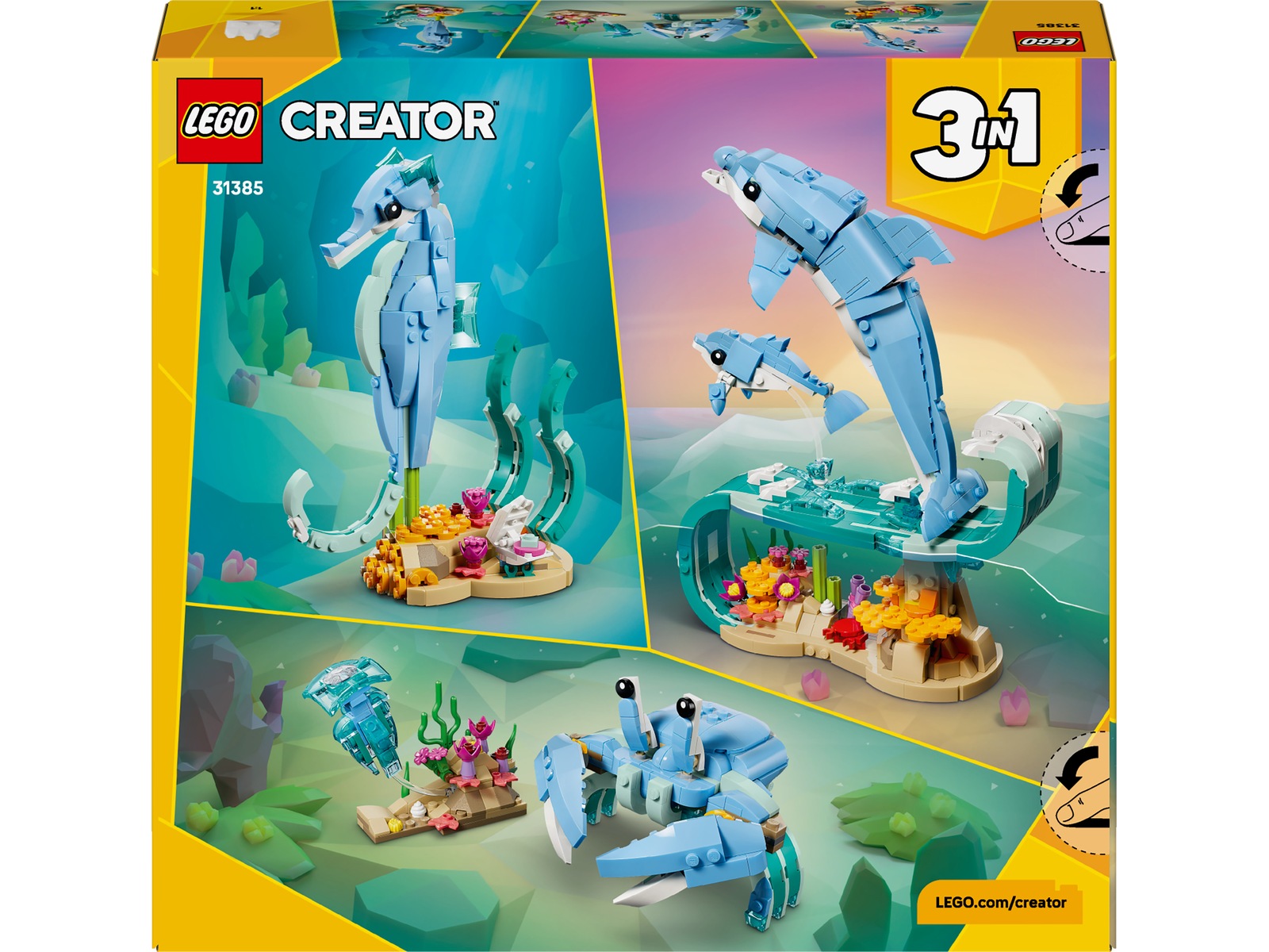 LEGO Creator havsdyr: vakre delfiner 31385 LEGO