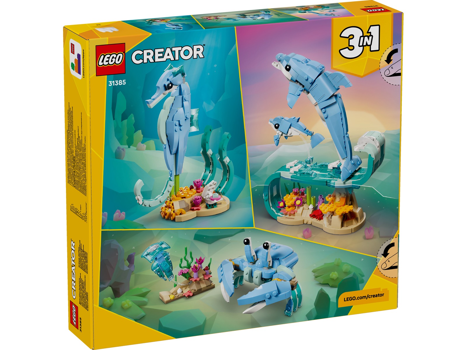 LEGO Creator havsdyr: vakre delfiner 31385 LEGO