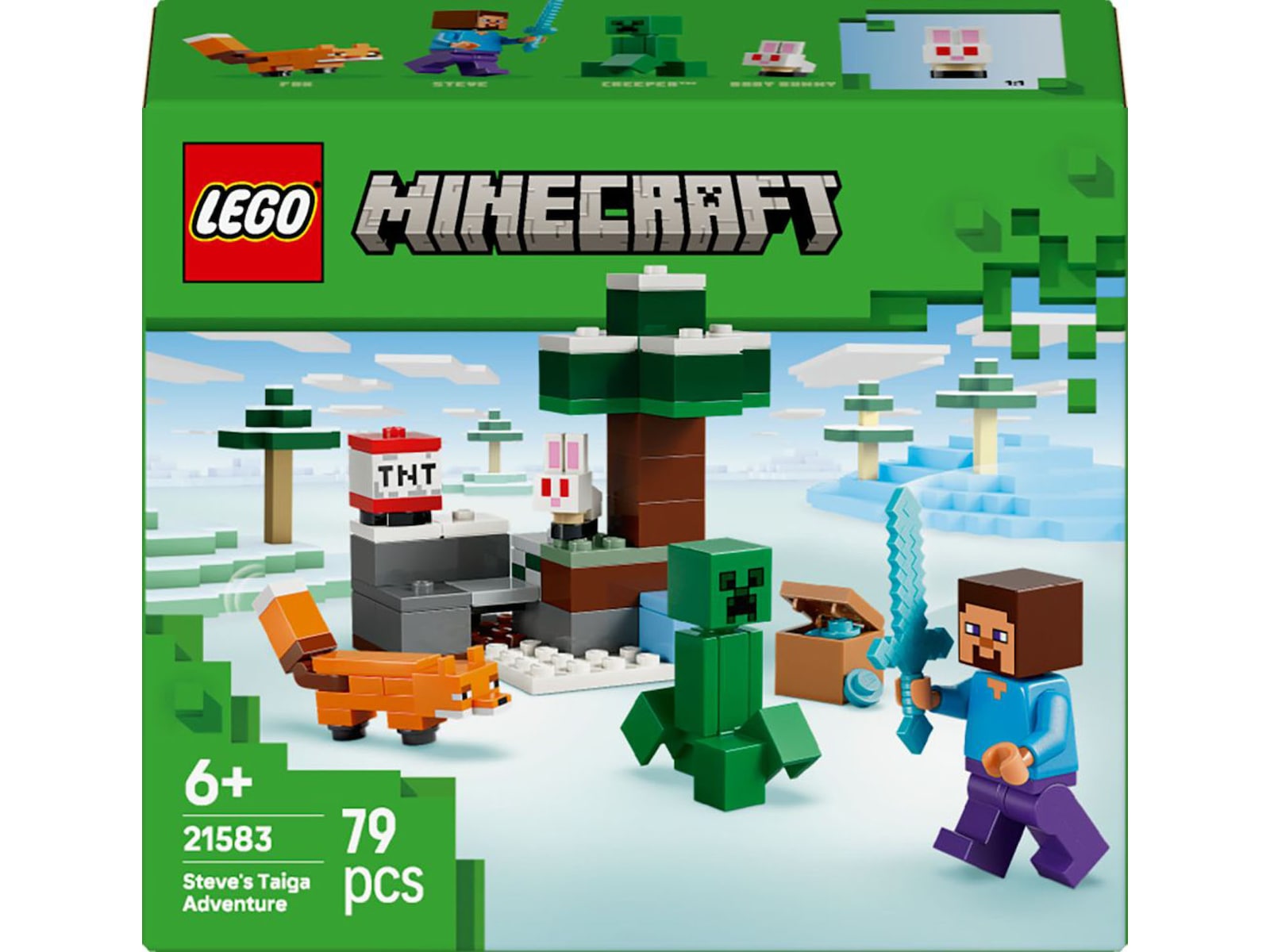 LEGO Minecraft Steves taigaeventyr 21583 LEGO