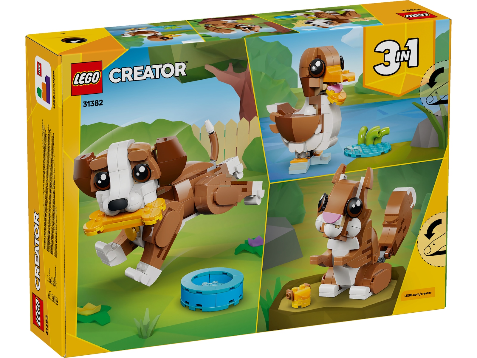 LEGO Creator søte dyr: leken valp 31382 LEGO
