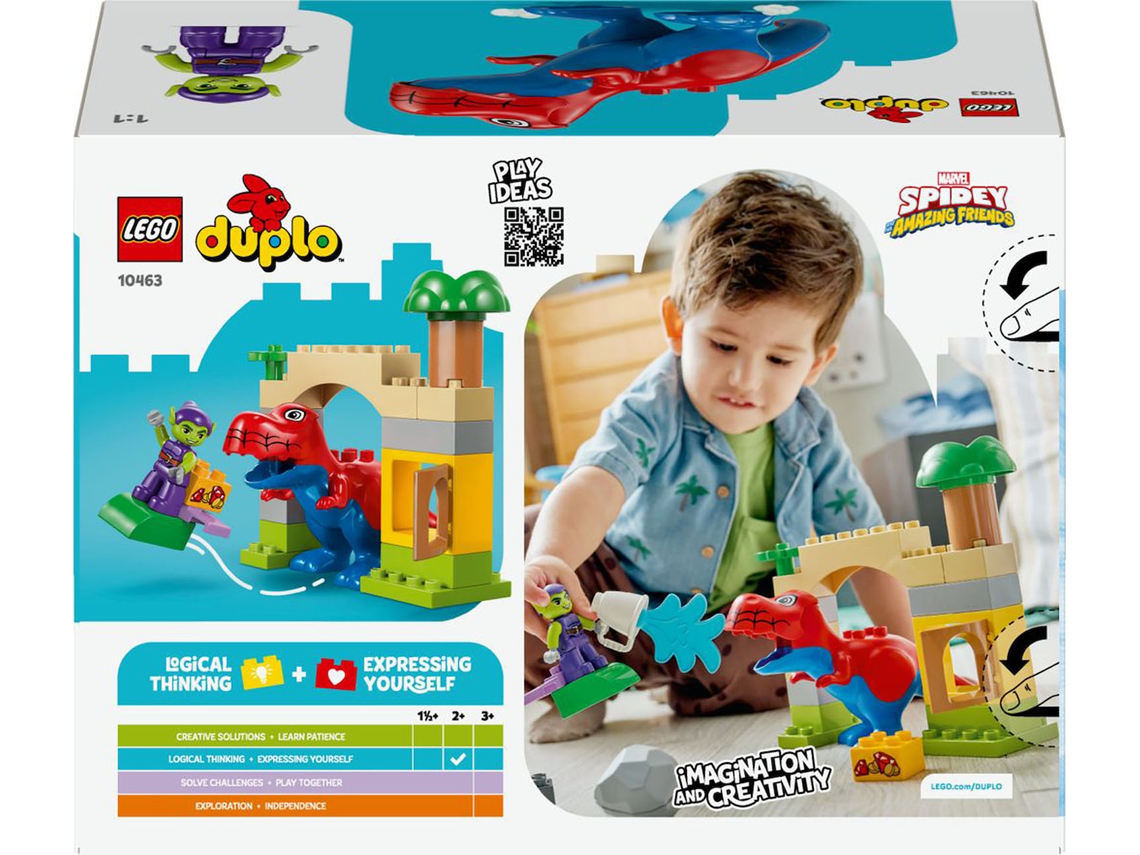 LEGO DUPLO Disney dinosauren Spidey-Rex mot Green Goblin 10463 LEGO