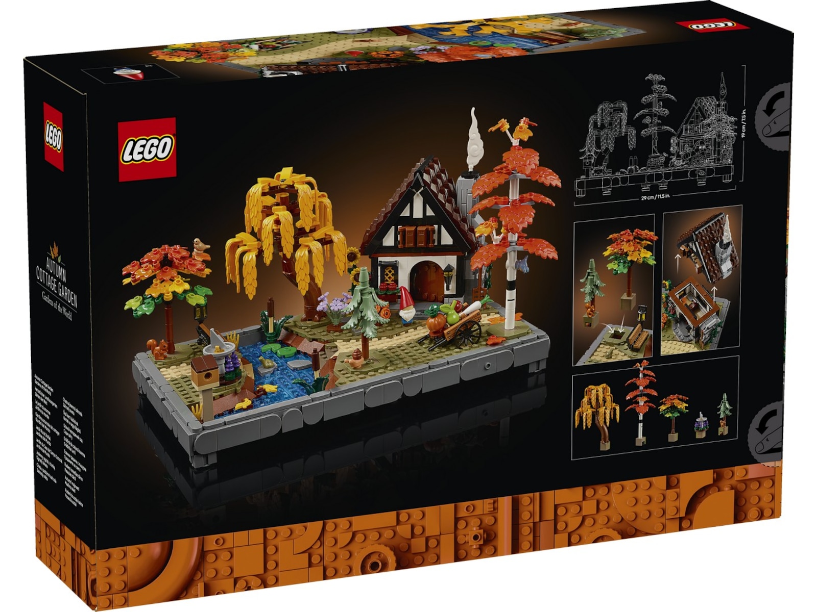 LEGO Icons høstlig hage med lite hus 11372 LEGO