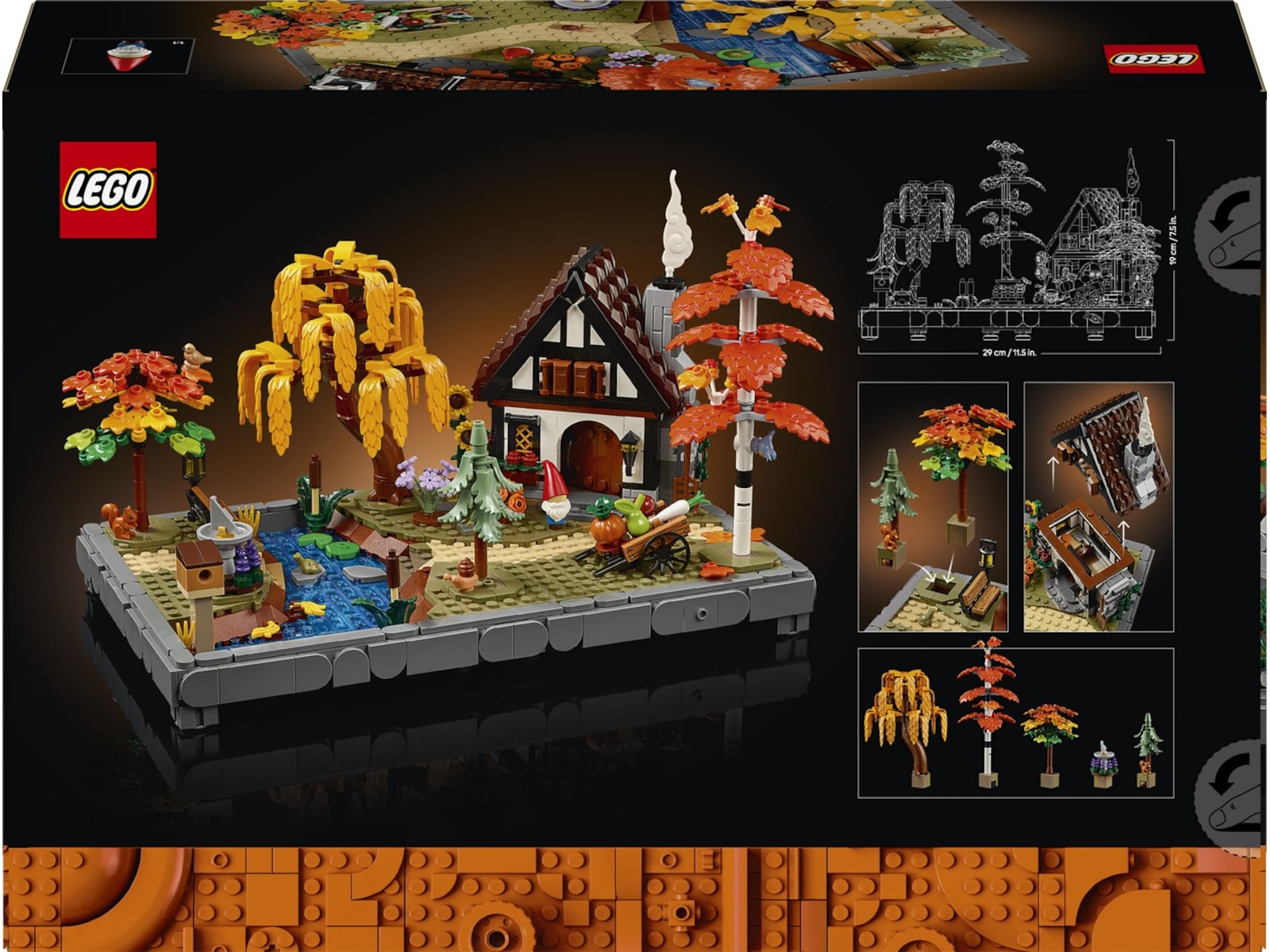 LEGO Icons høstlig hage med lite hus 11372 LEGO
