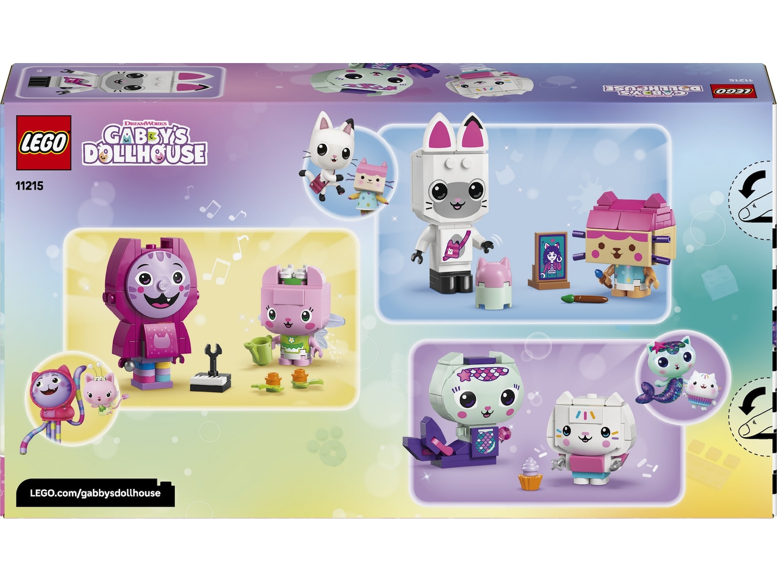 LEGO Gabby's Dollhouse Gabbys klossebygde kattevenner 11215 LEGO