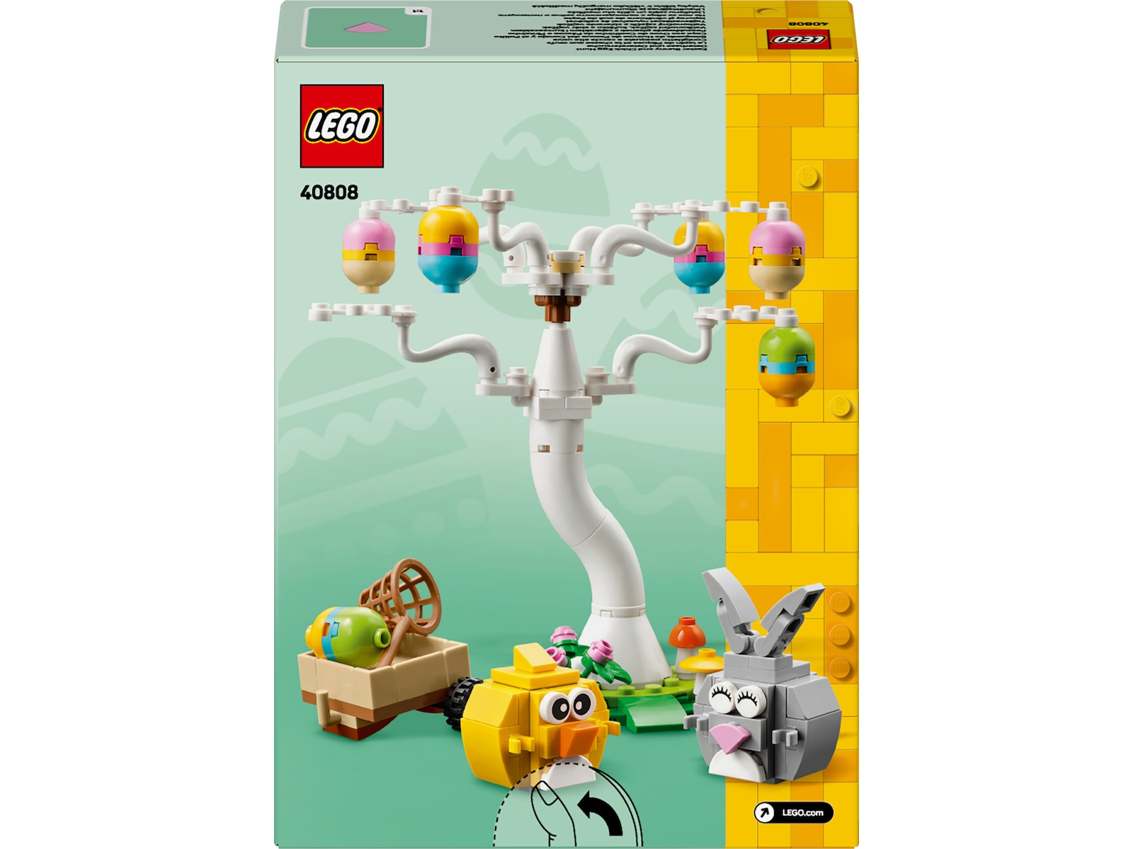 LEGO Iconic eggjakt med påskehare og kylling 40808 LEGO