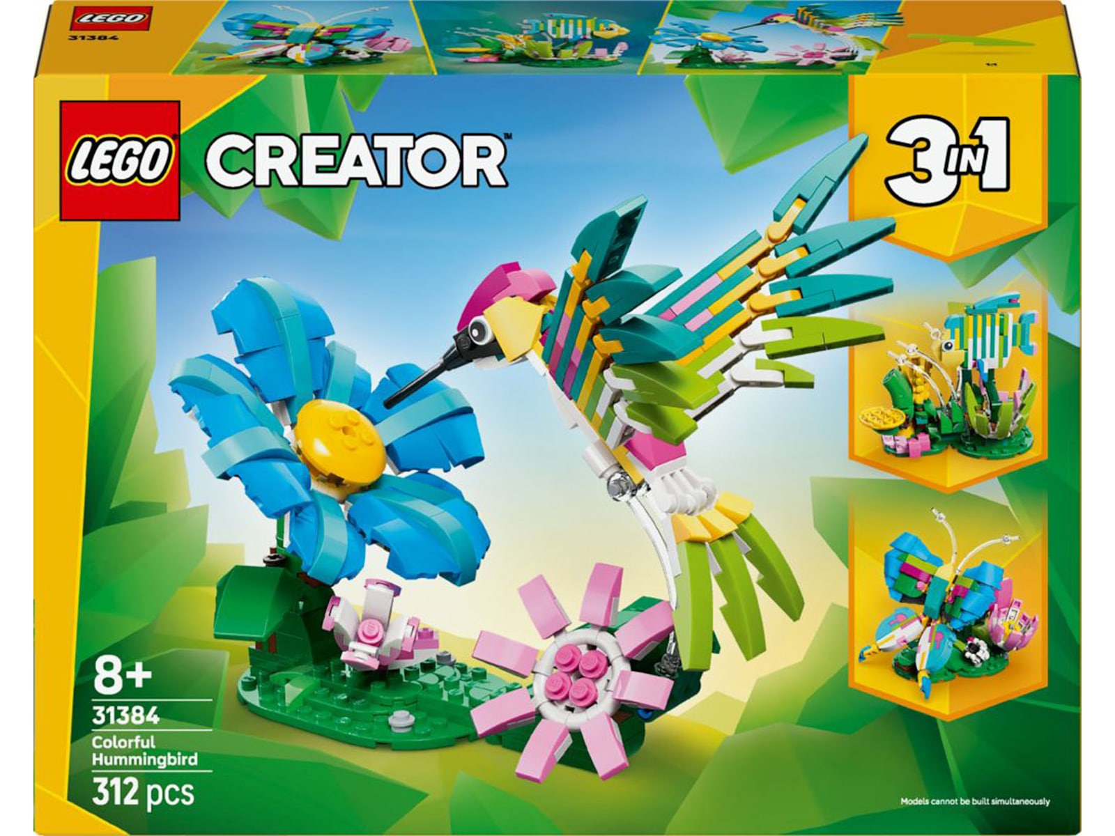 LEGO Creator ville dyr: fargerik kolibri 31384 LEGO